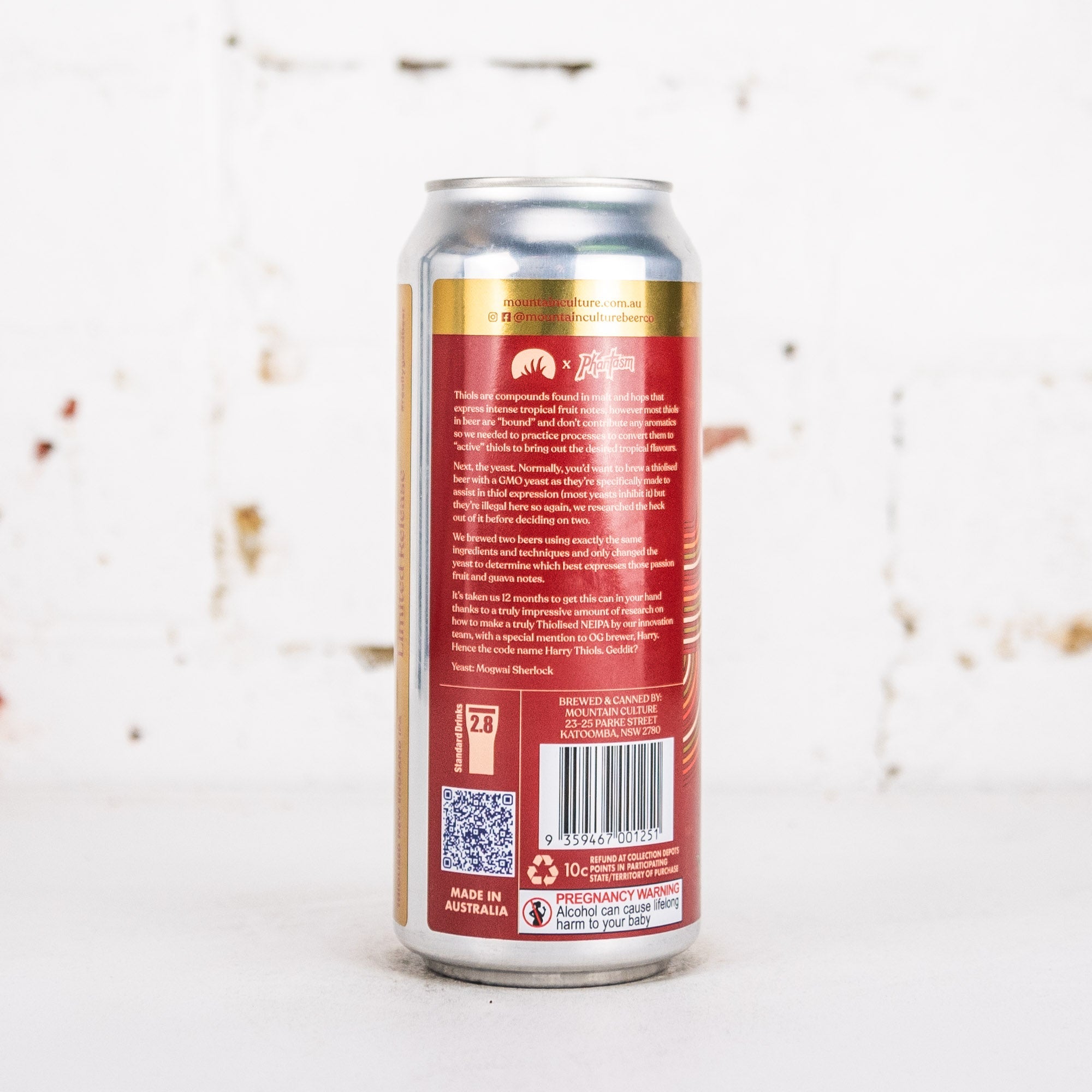 Mountain Culture - Harry Thiols: Sign of the Times Thiolised NEIPA