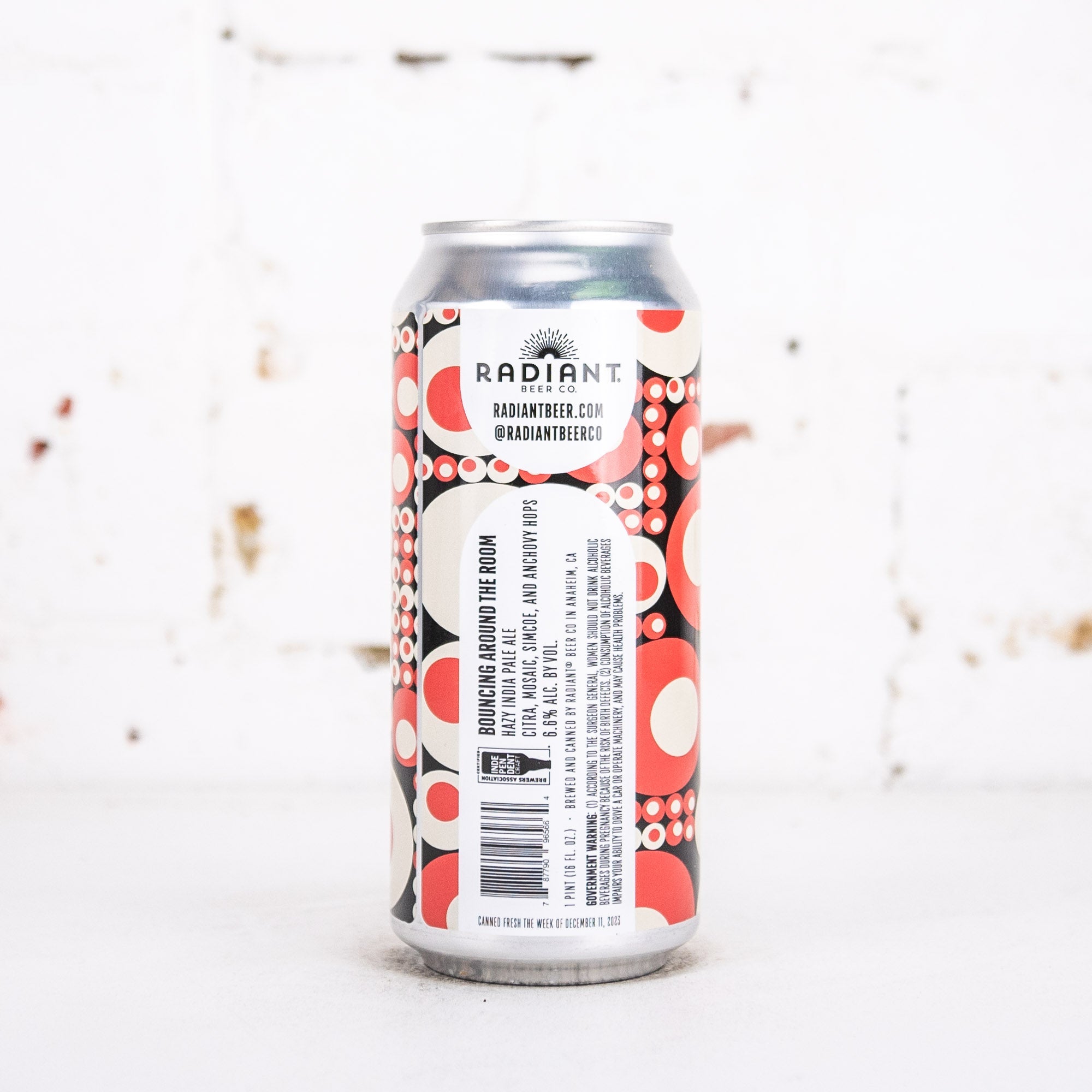 Radiant - Bouncing Around The Room Hazy IPA