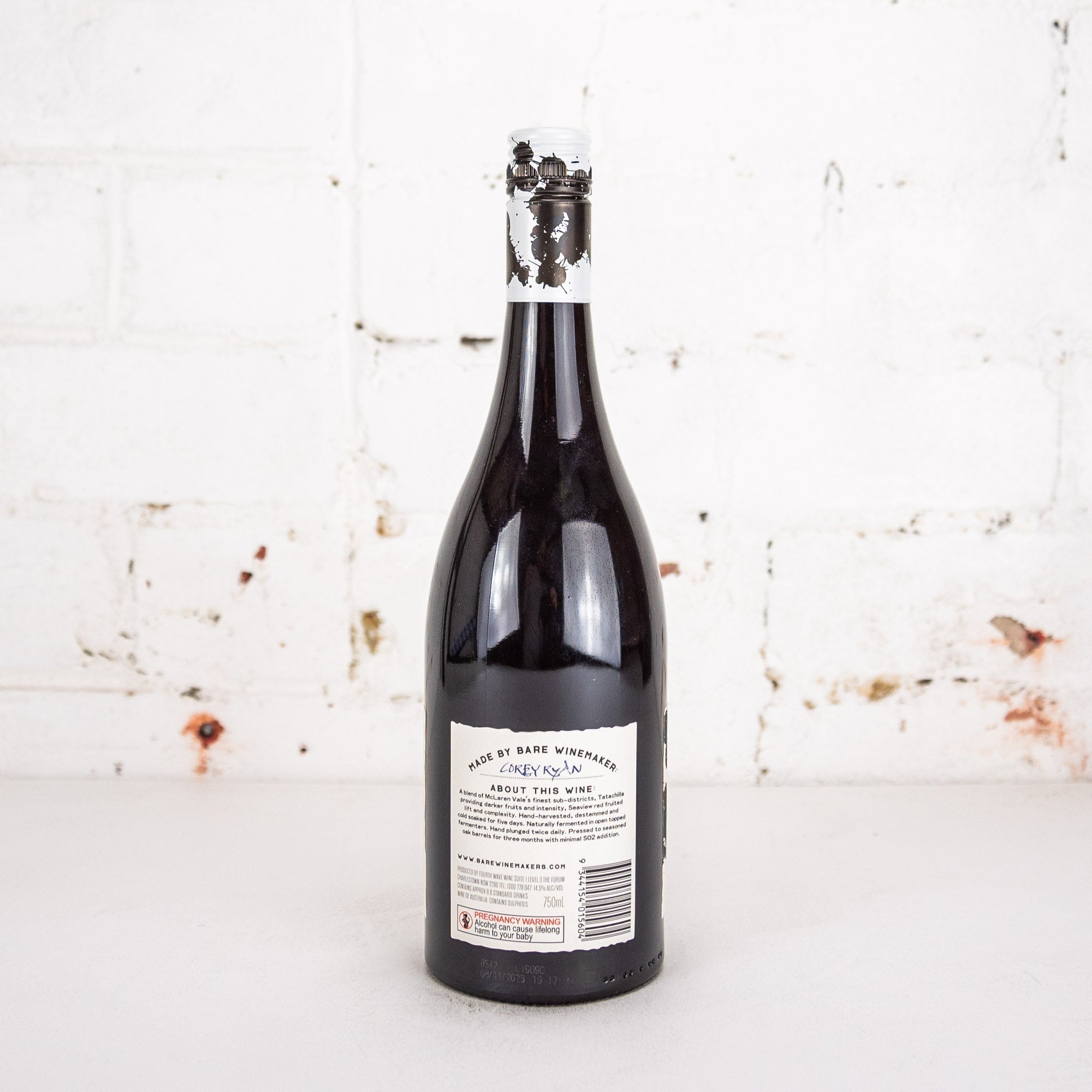 Bare Winemakers - McLaren Vale Shiraz 750ml