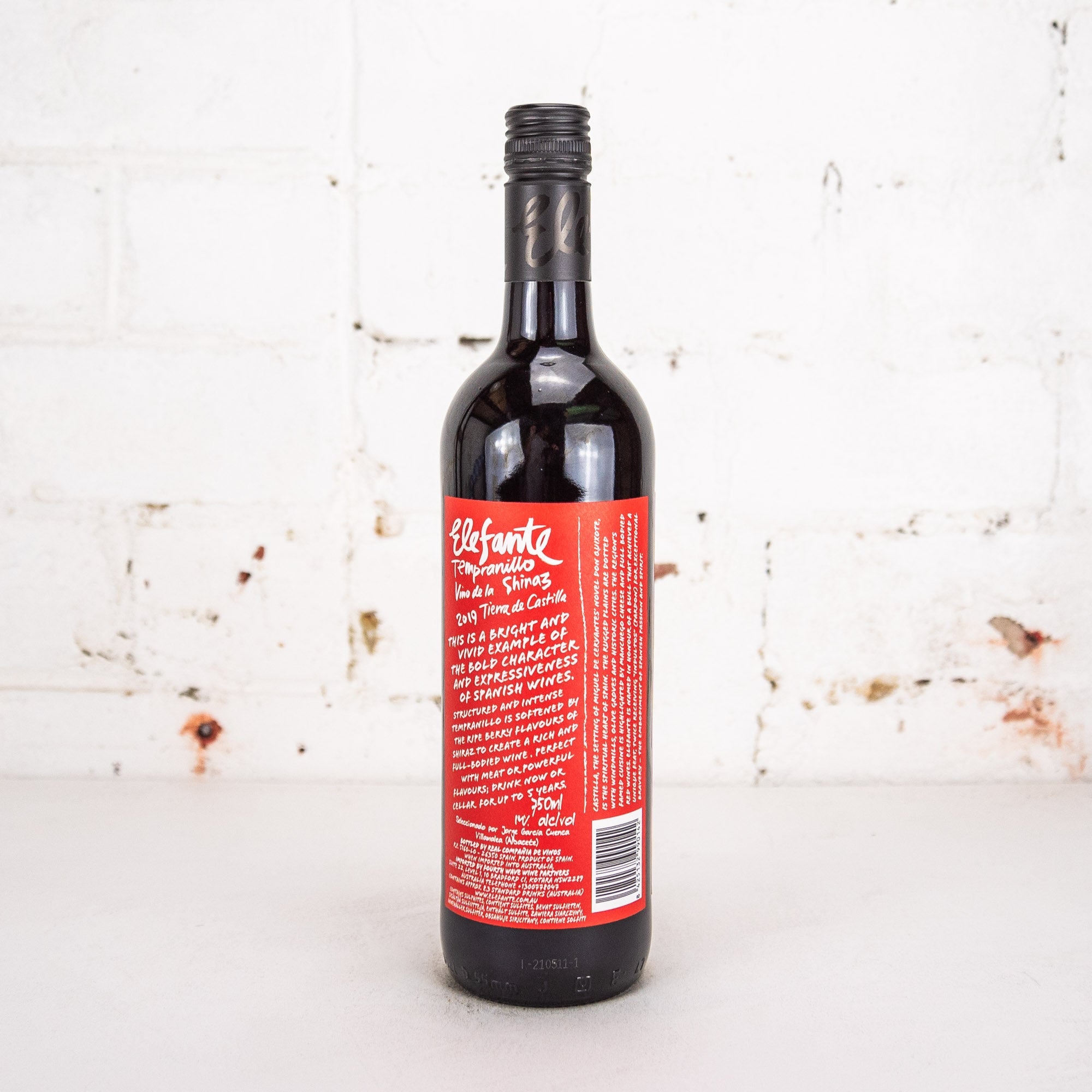 Elefante - Tempranillo Shiraz 750ml