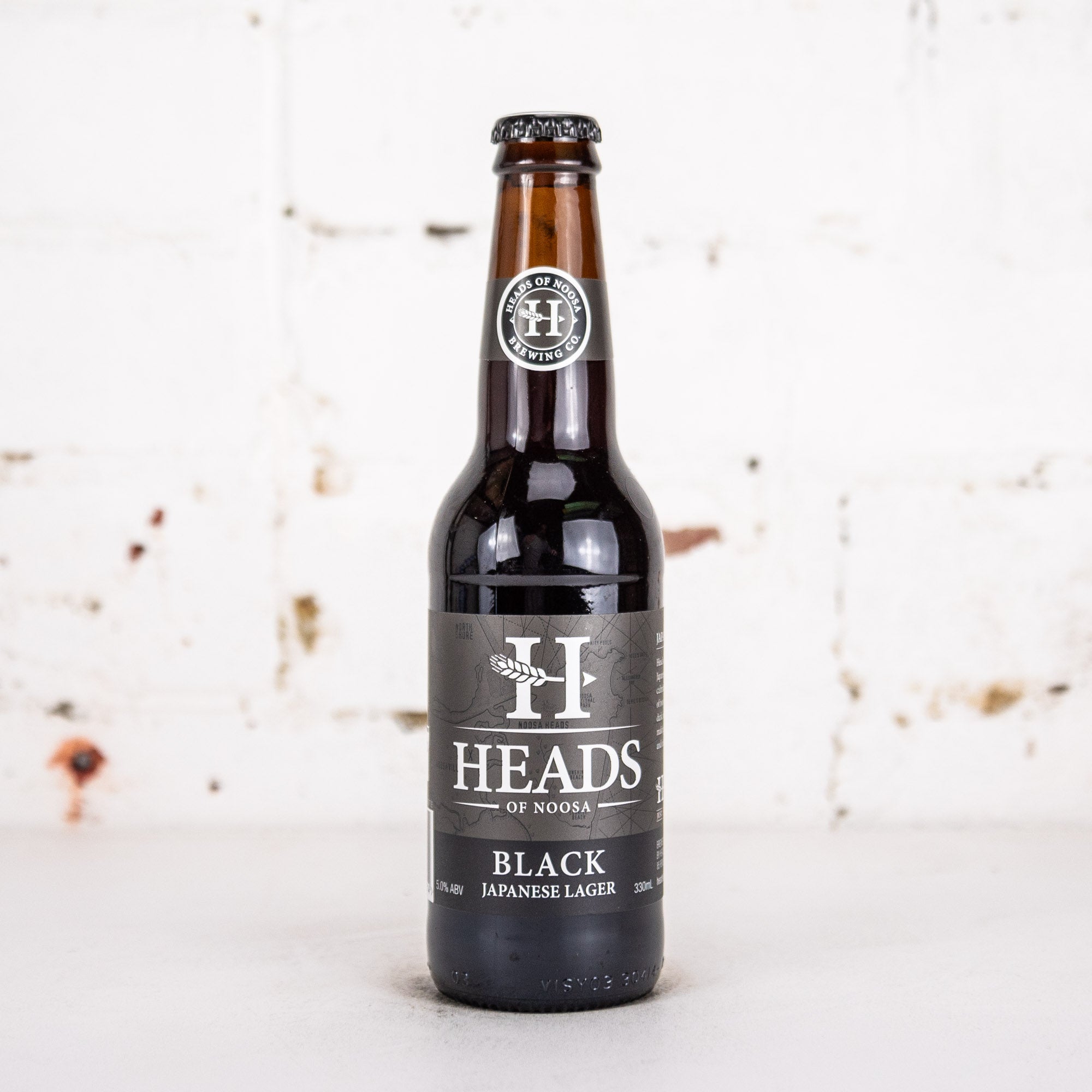 Heads of Noosa - Black Japanese Lager 330ml