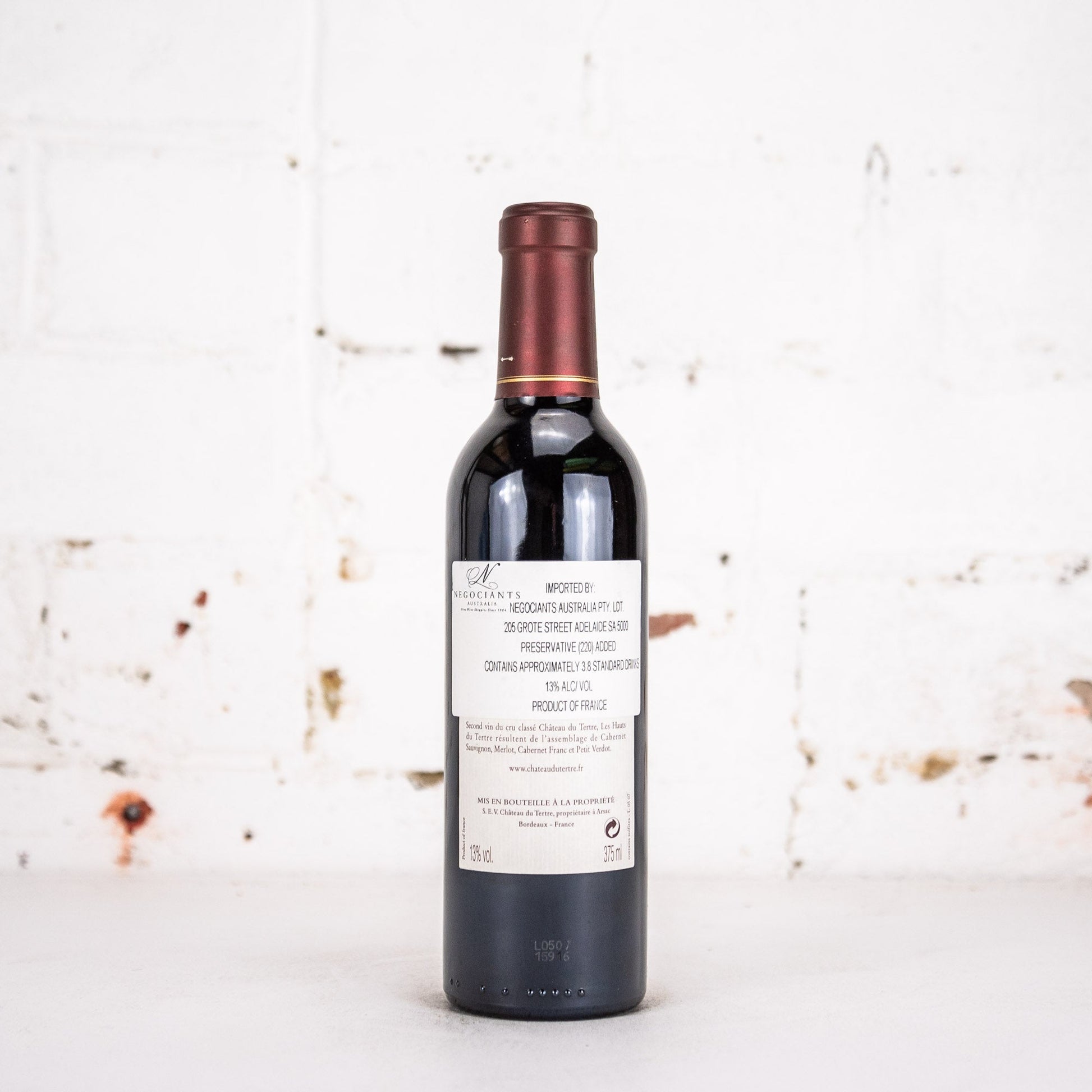 Chateau du Tertre - Hauts du Tertre Margaux 2005 375ml