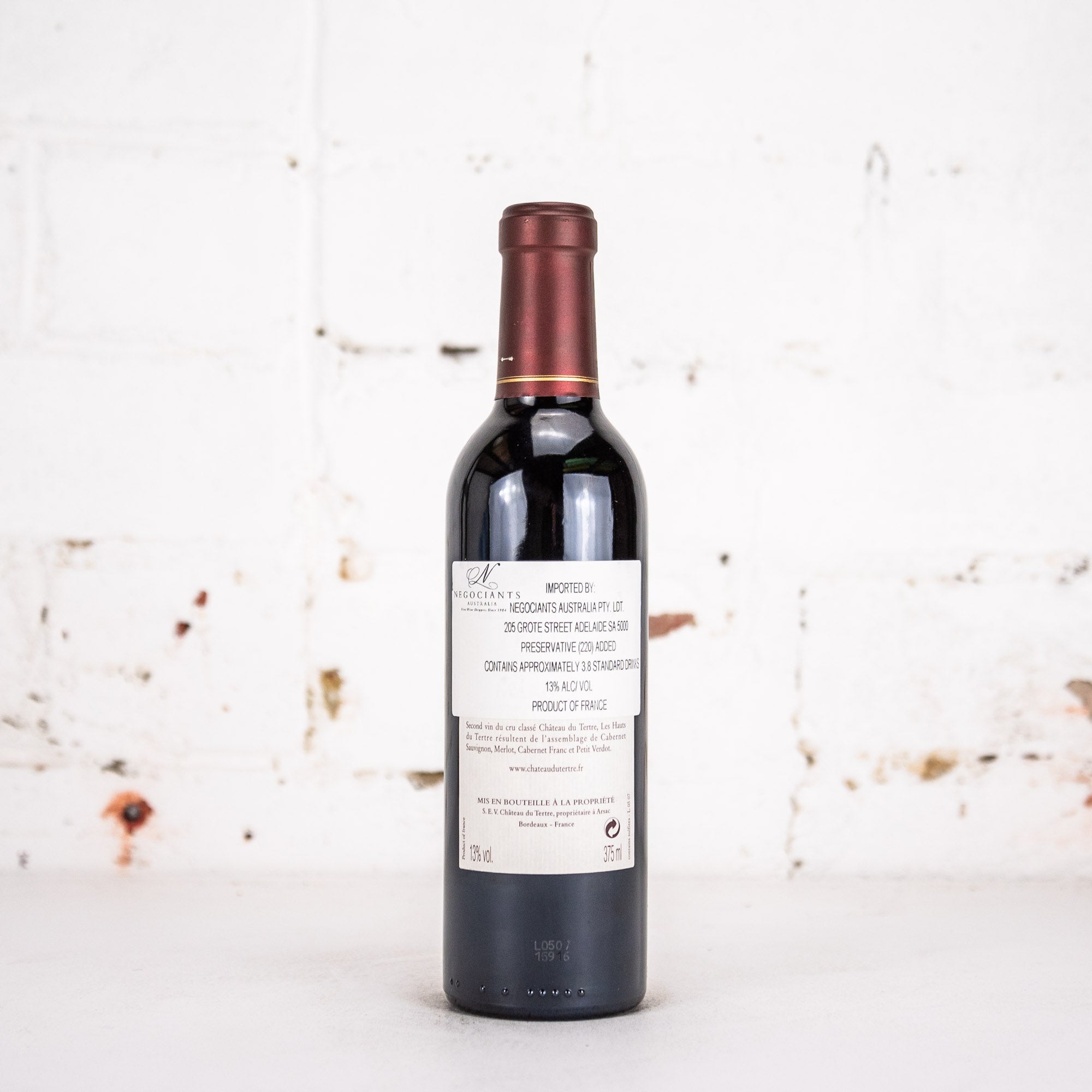 Chateau du Tertre - Hauts du Tertre Margaux 2005 375ml