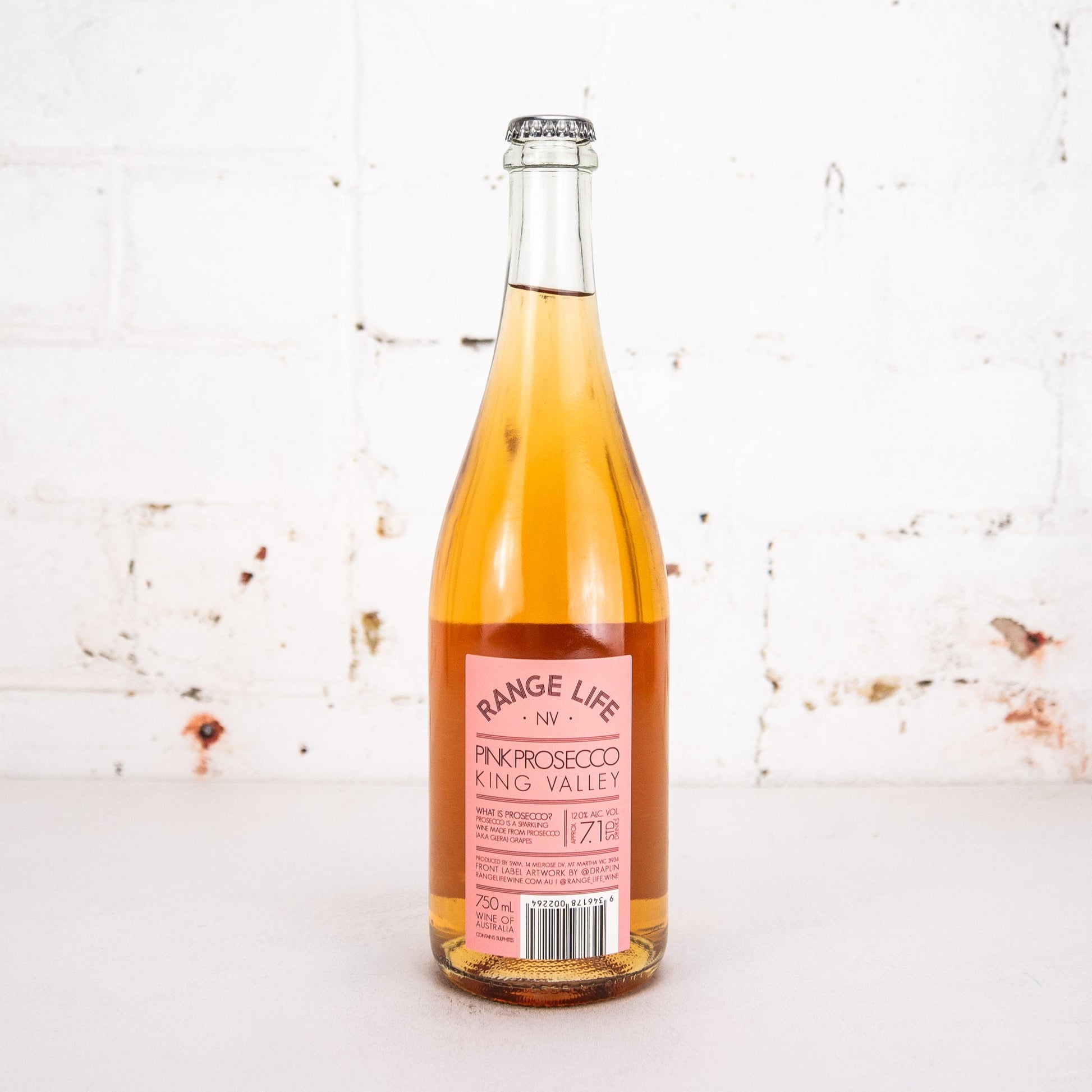 Range Life - Pink Prosecco 750ml