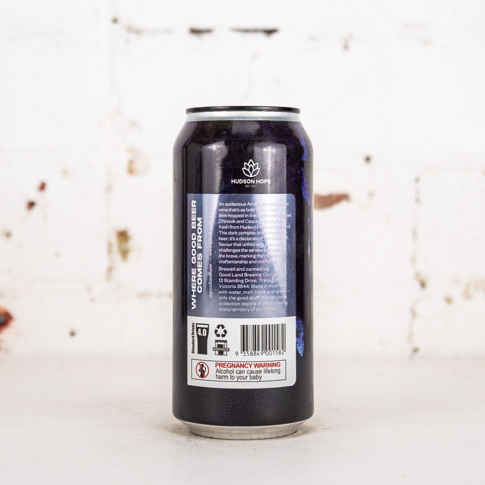 Good Land - What's the Damage? Wet Hopped Black Barleywine