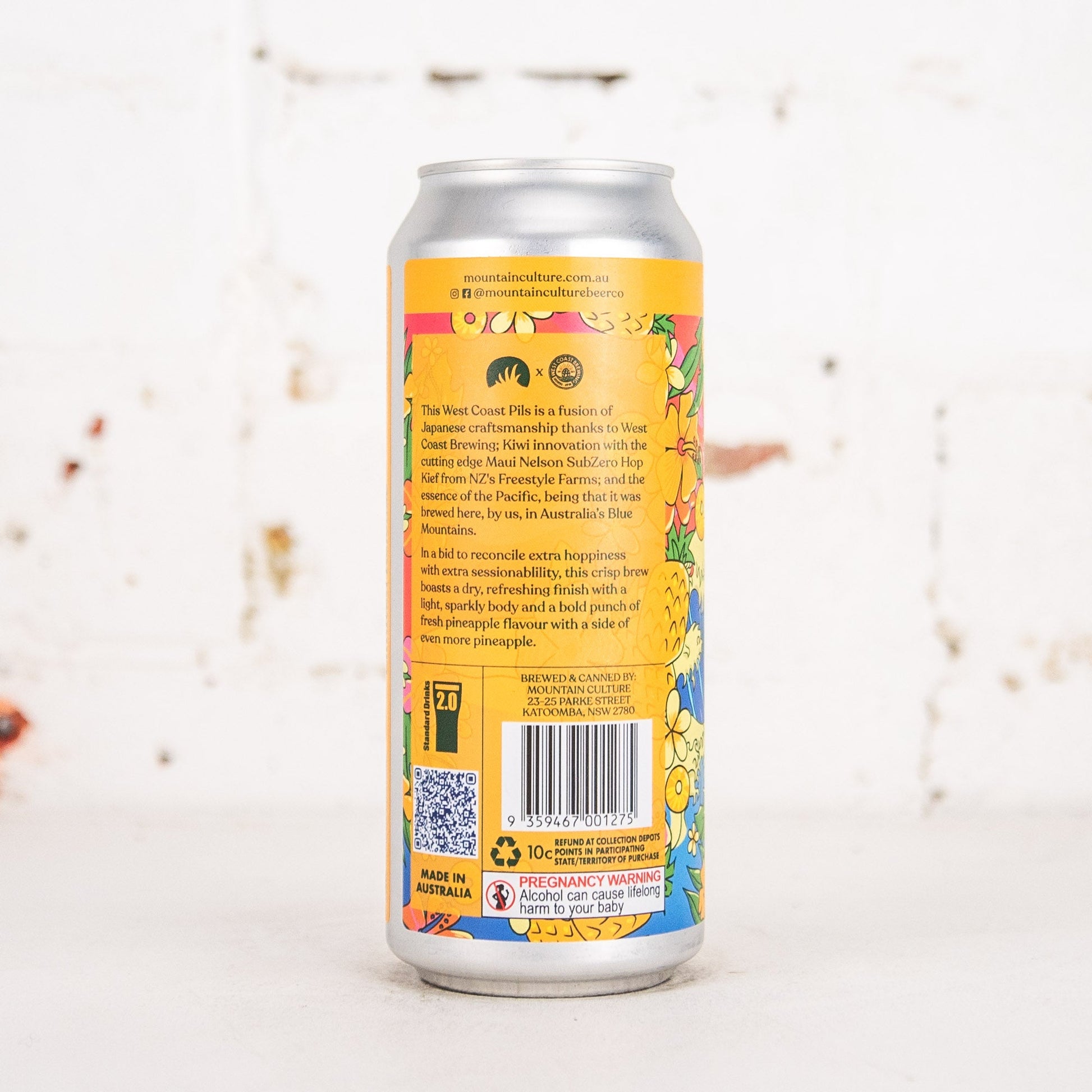 Mountain Culture x West Coast 'Riding The Pine' West Coast Pilsner