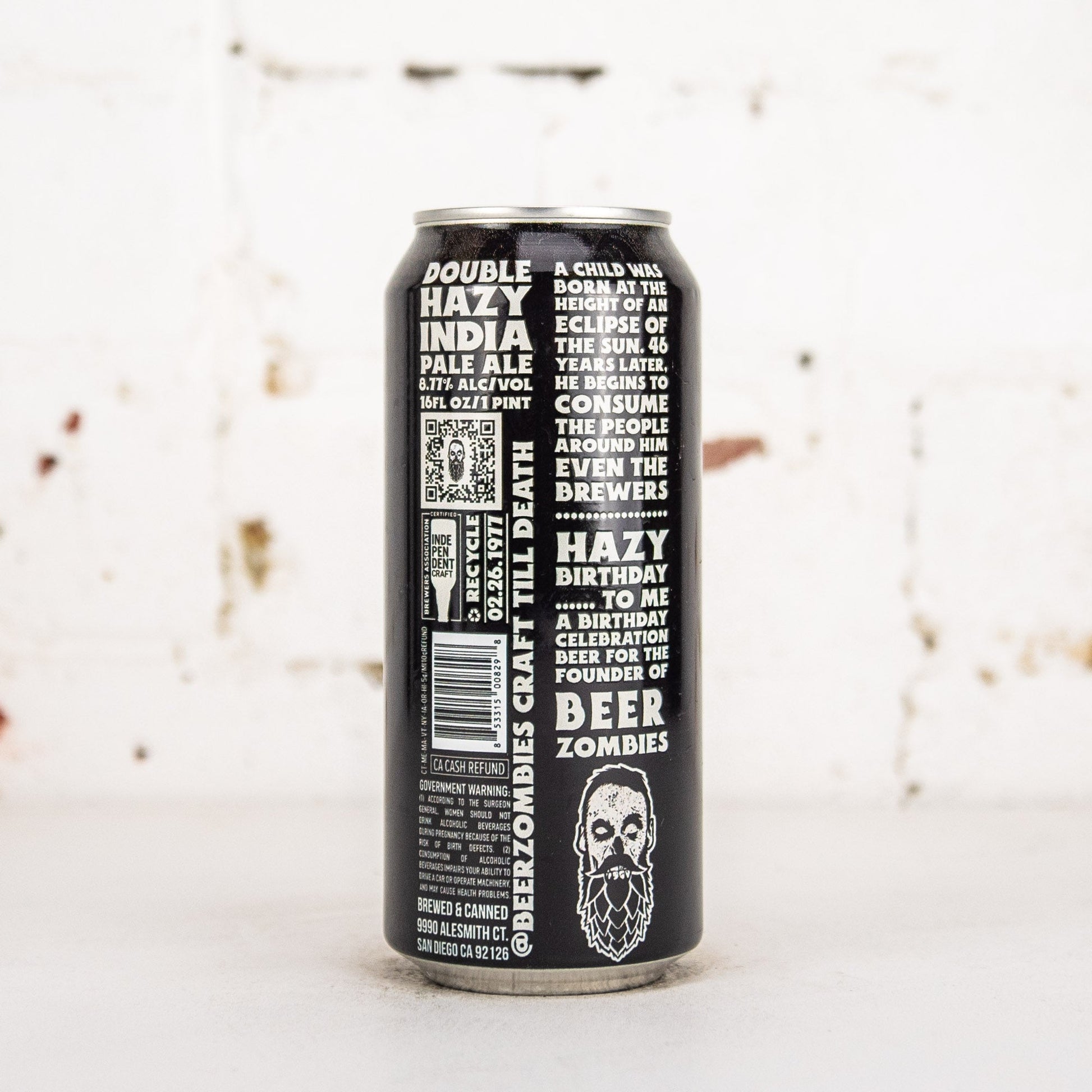 Beer Zombies - Hazy Birthday To Me Hazy DIPA