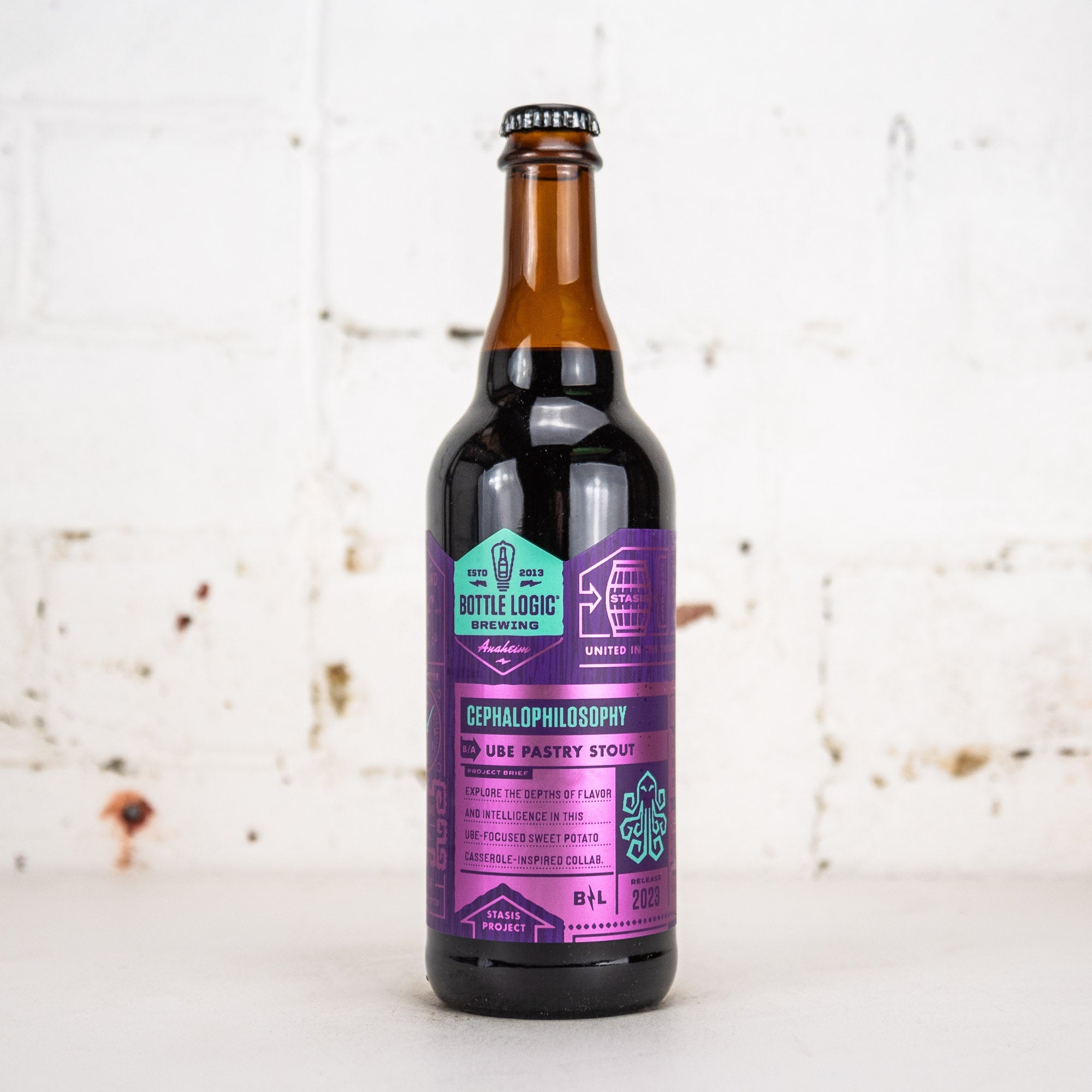 Bottle Logic x Harland 'Cephalophilosophy' 2023 BBA Imperial Pastry Stout 500ml