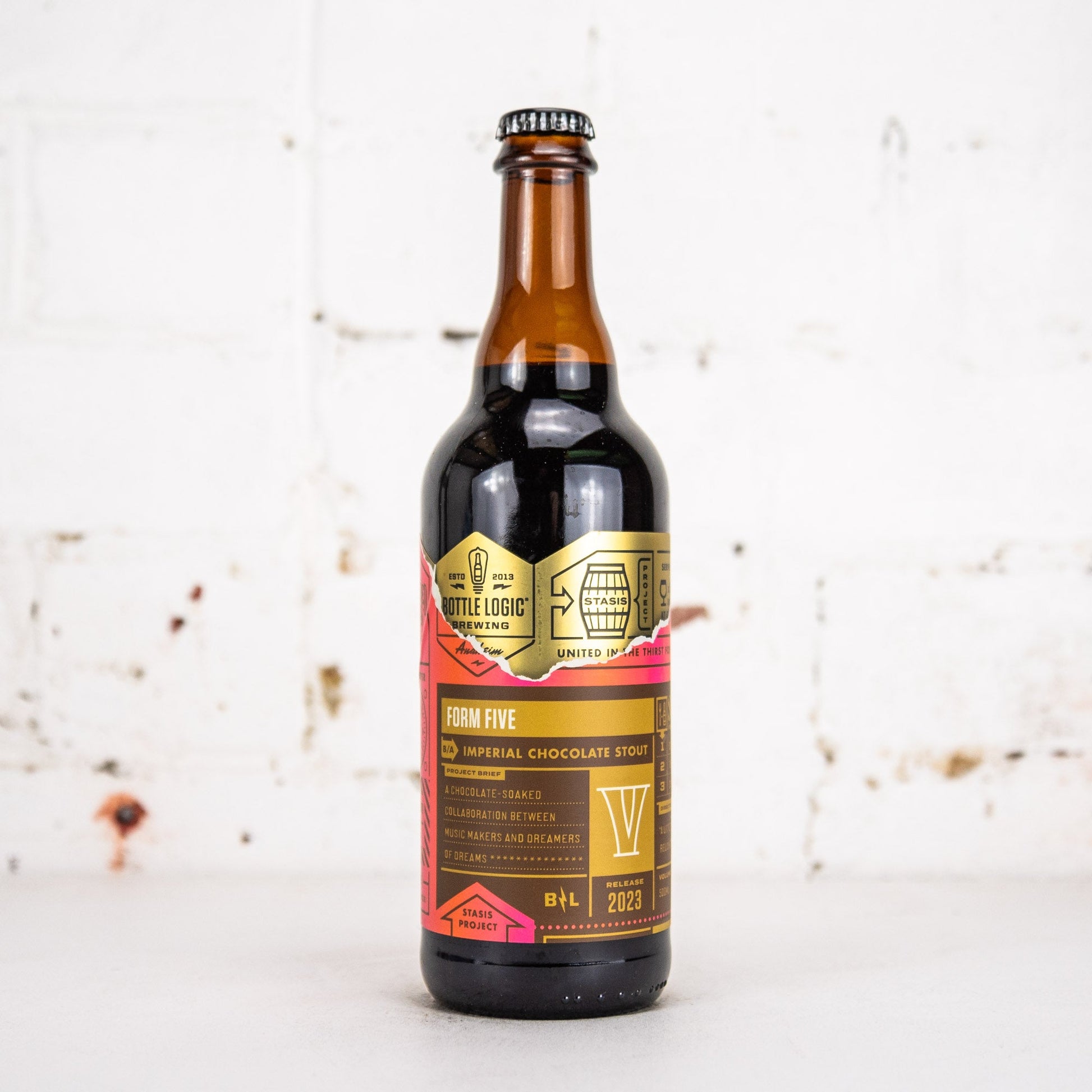 Bottle Logic x Weathered Souls 'Form Five' 2023 BBA Imperial Chocolate Stout 500ml