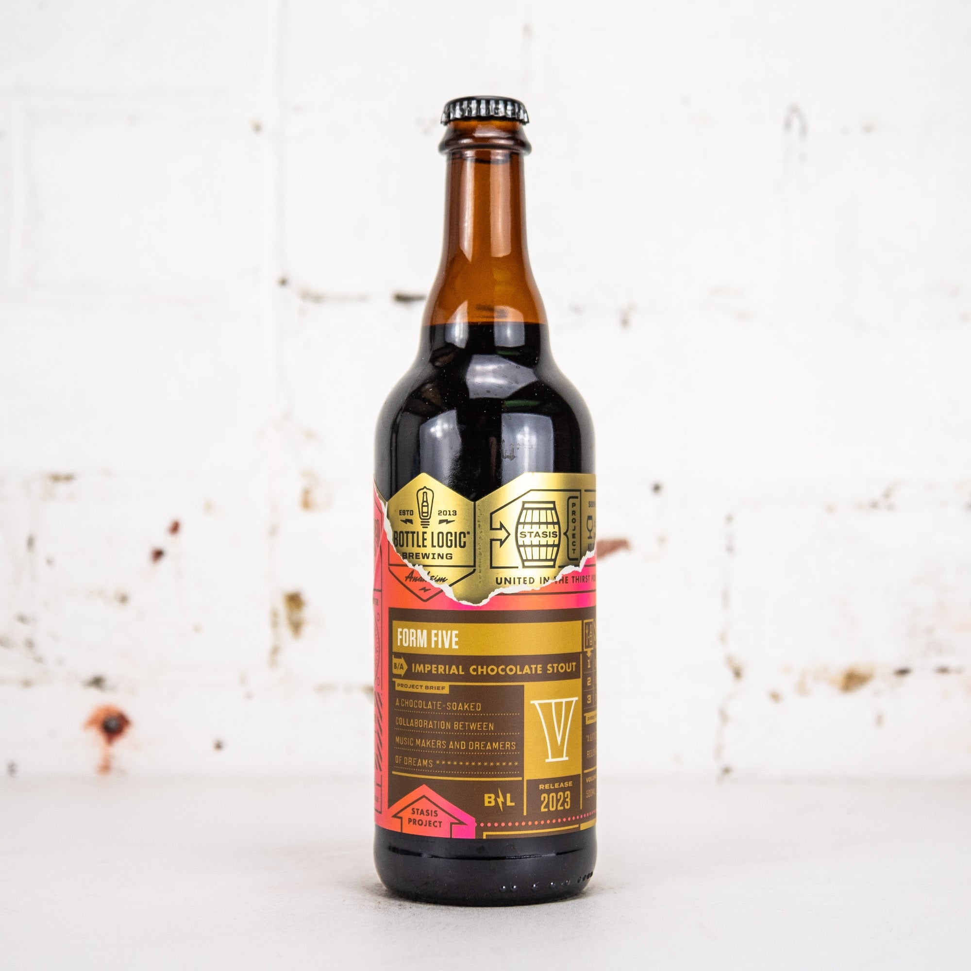 Bottle Logic x Weathered Souls 'Form Five' 2023 BBA Imperial Chocolate Stout 500ml