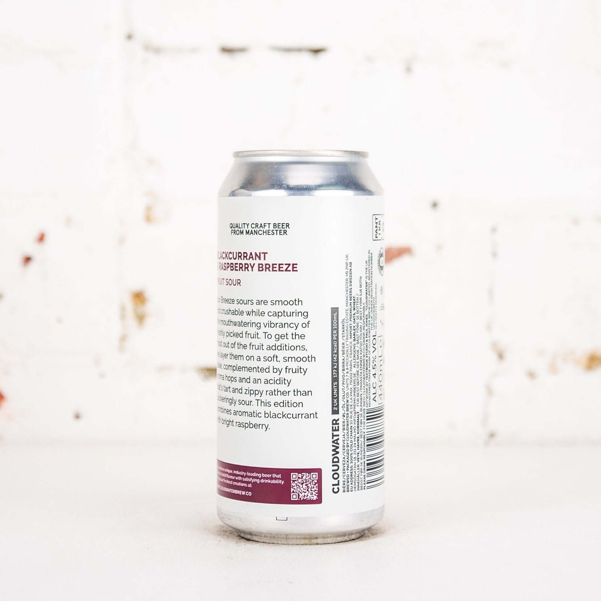 Cloudwater - Blackcurrant & Raspberry Breeze Sour