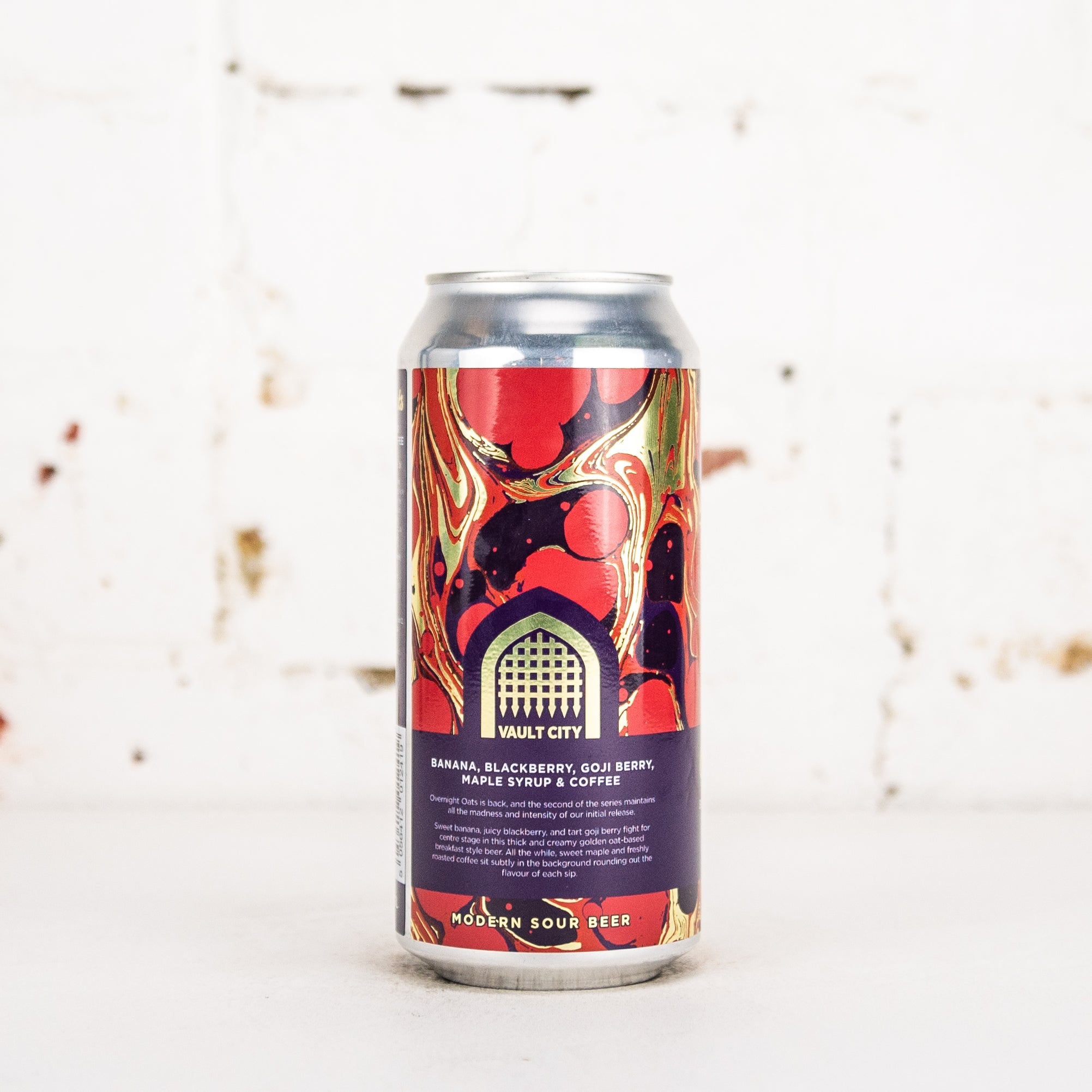 Vault City - Overnight Oats: Banana, Blackberry, Goji Berry, Maple Syrup & Coffee Pastry Sour