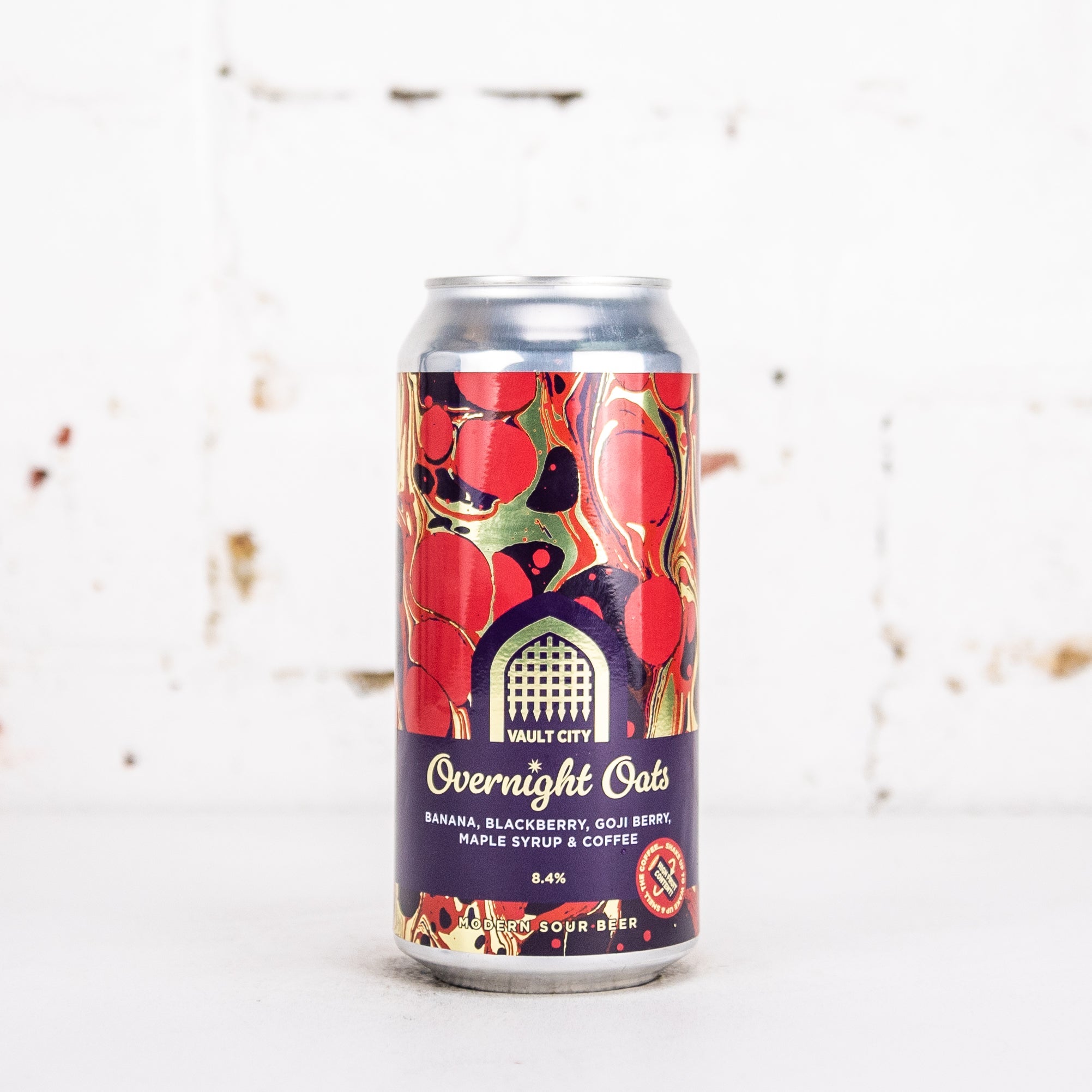 Vault City - Overnight Oats: Banana, Blackberry, Goji Berry, Maple Syrup & Coffee Pastry Sour