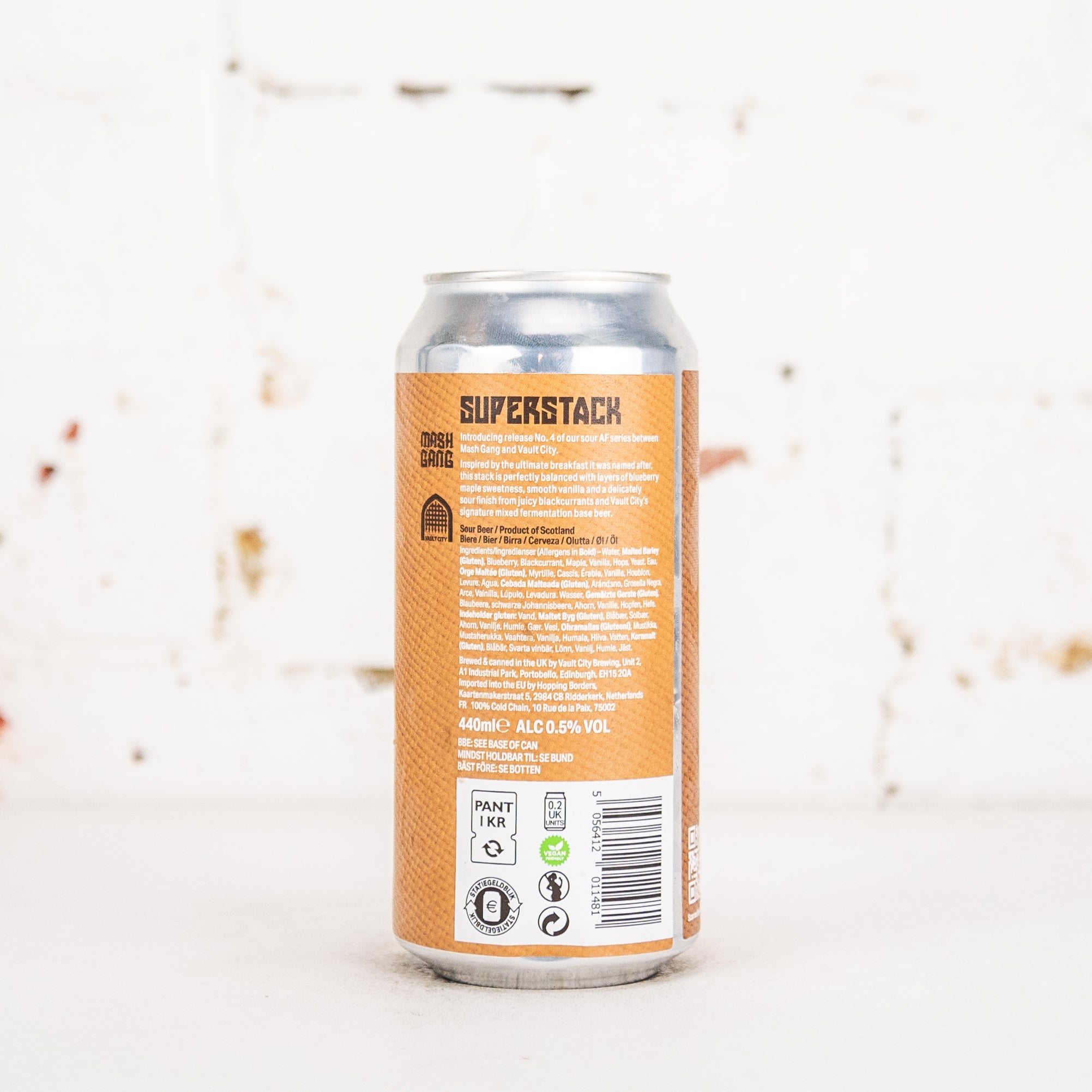 Vault City x Mash Gang 'Superstack' Non-Alc Blueberry, Blackcurrant & Maple Sour