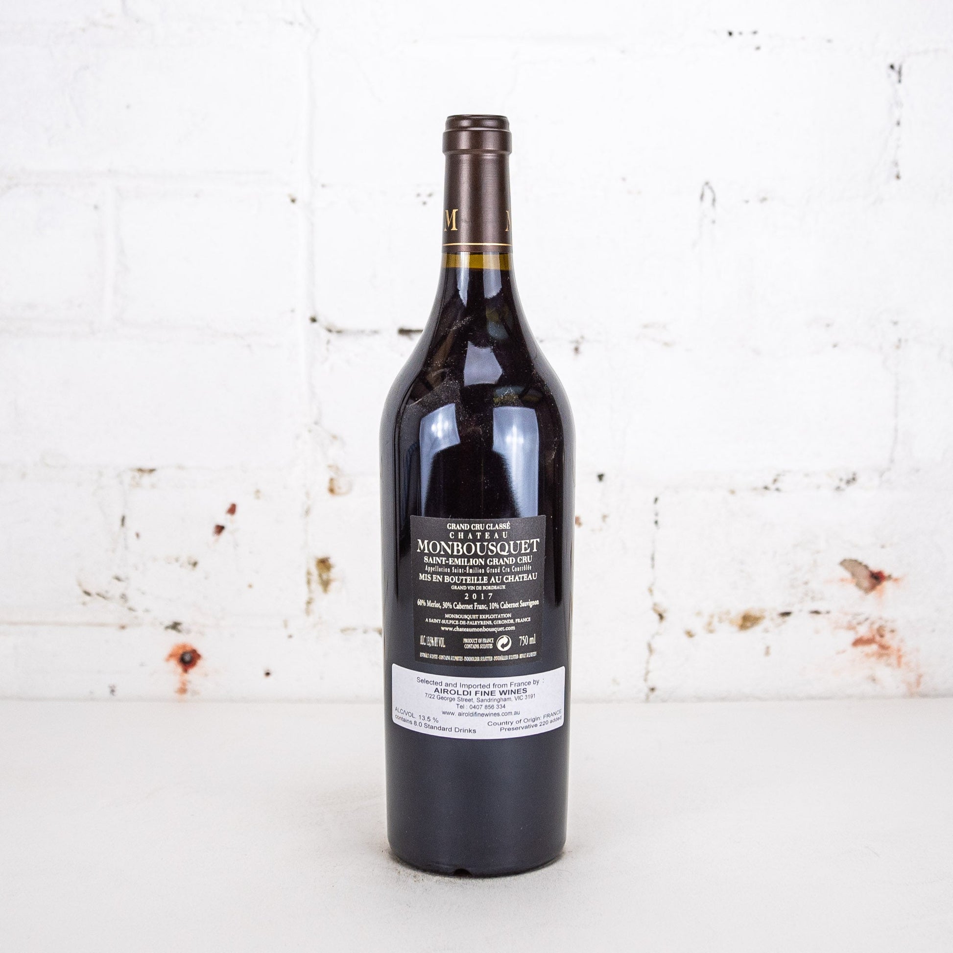 Chateau Monbousquet - Saint Emilion Grand Cru Rouge 2017 750ml