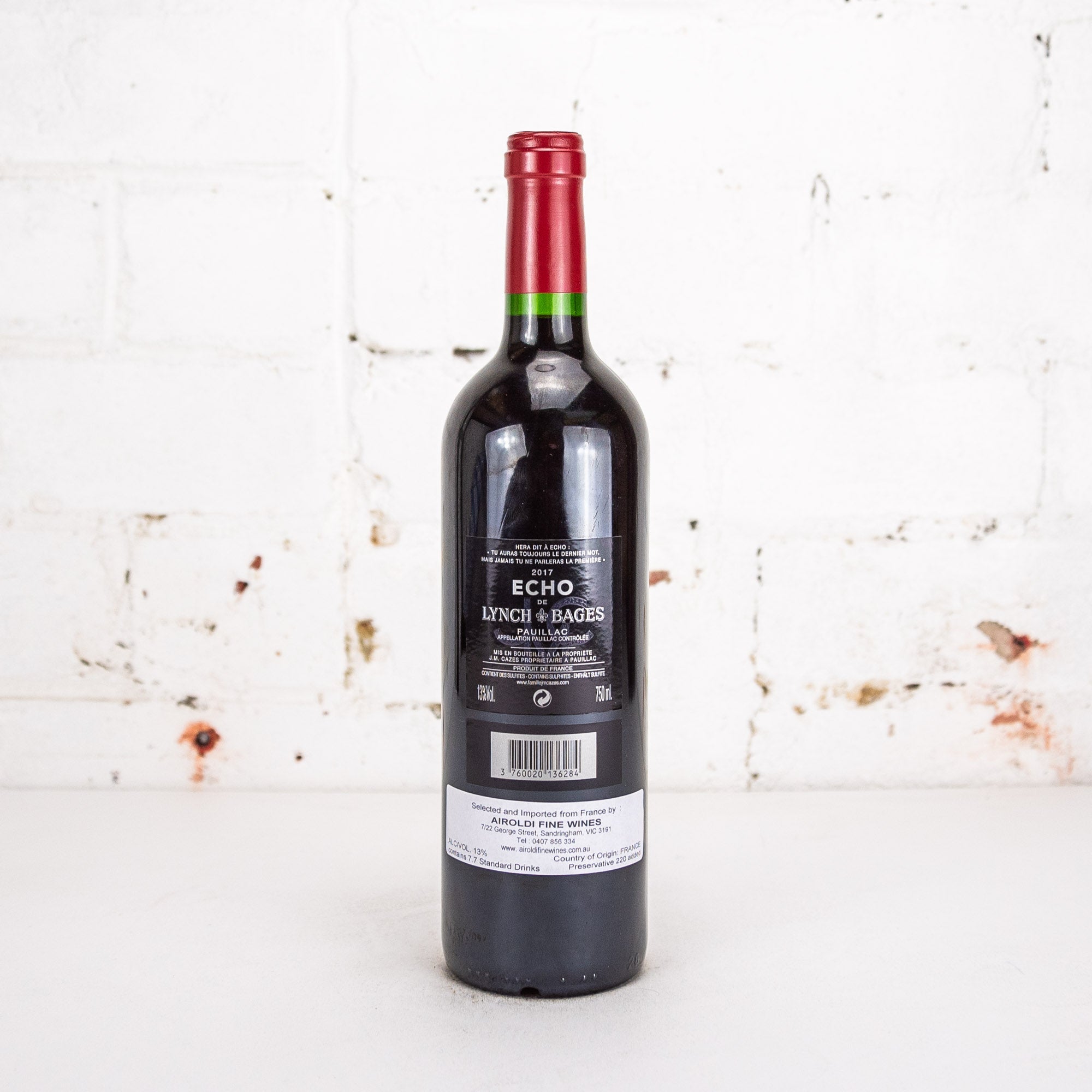 Chateau Lynch Bages - Echo de Lynch Bages 2017 750ml