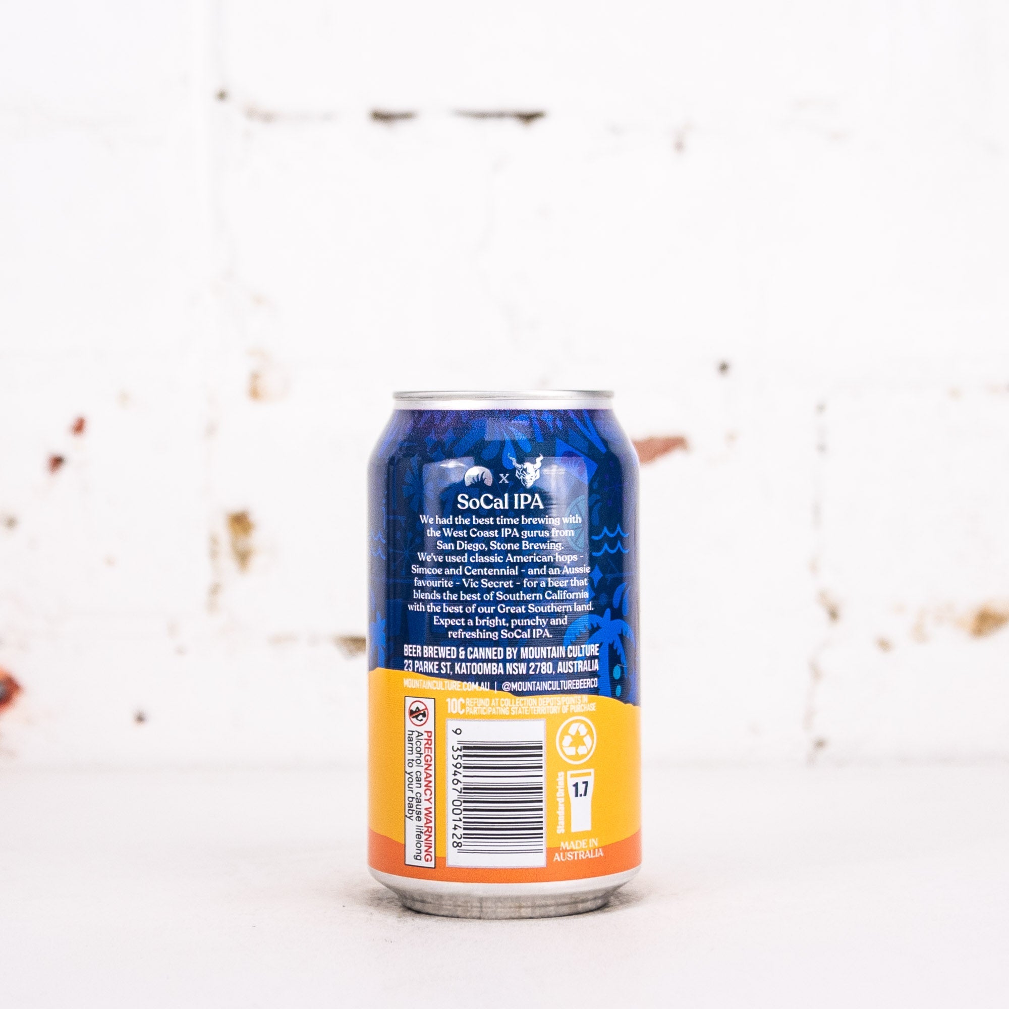 Mountain Culture x Stone 'SoCal' WC IPA