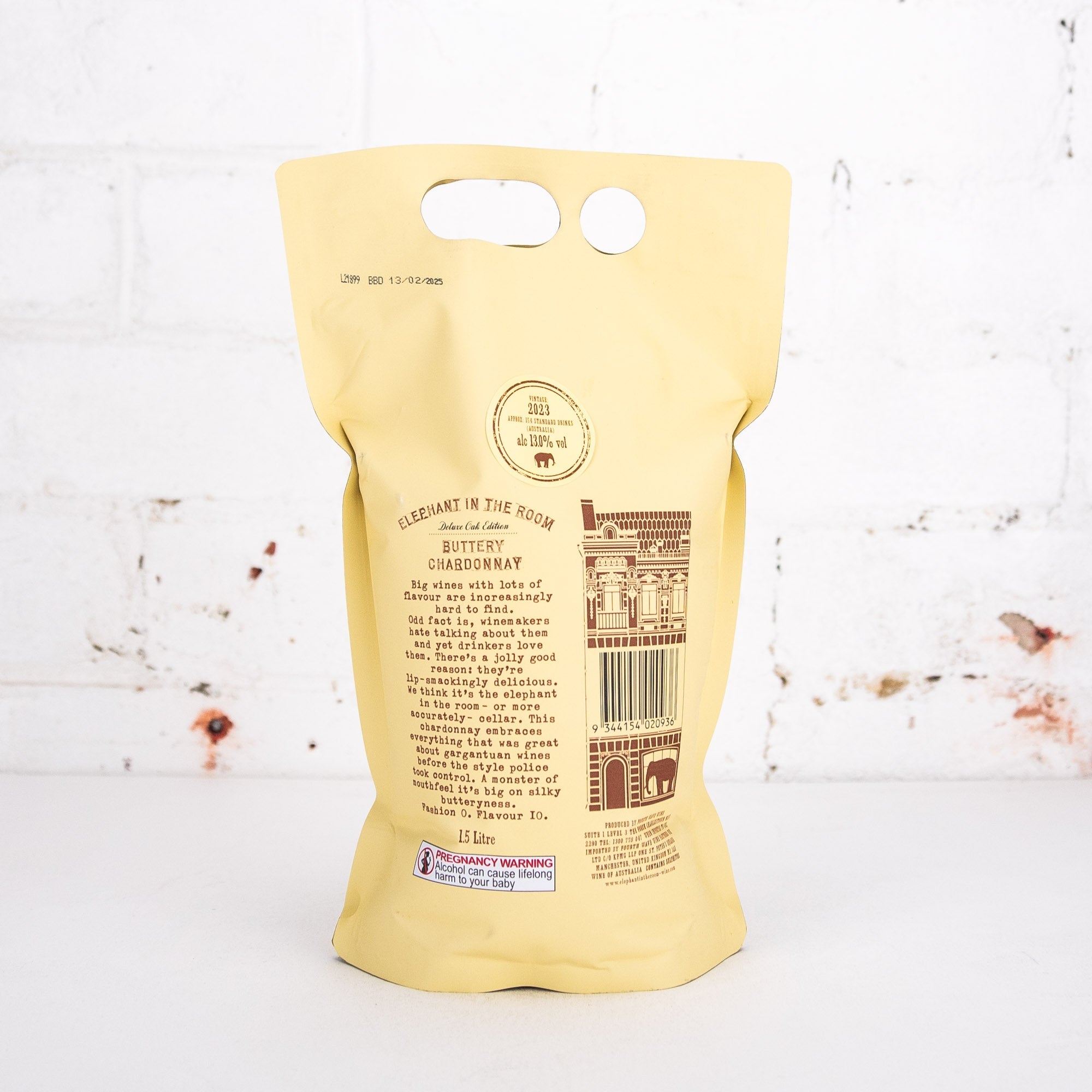 Elephant in the Room - Buttery Chardonnay Bagnum 1.5L