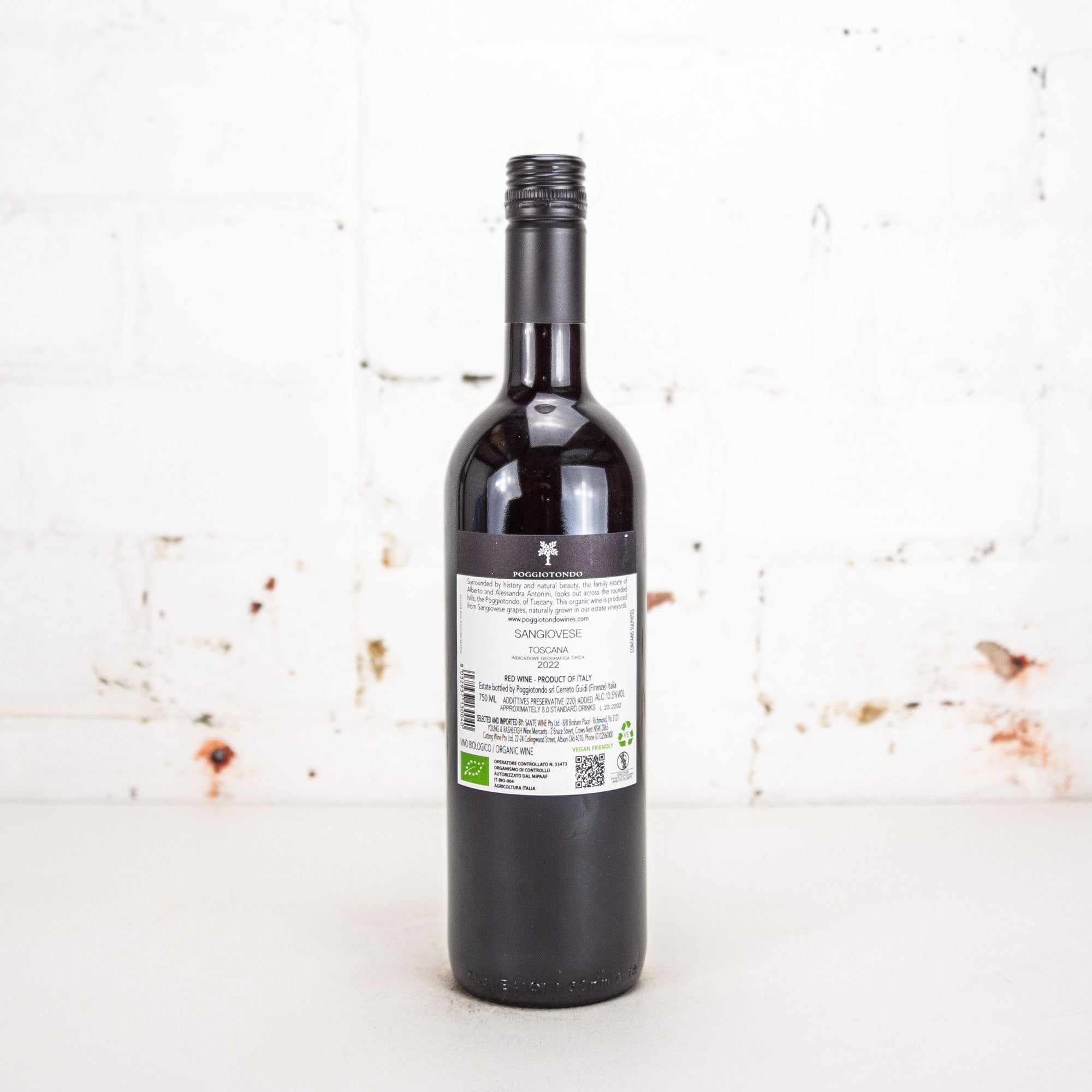 Poggiotondo - IGT Toscana Rossa Sangiovese 750ml