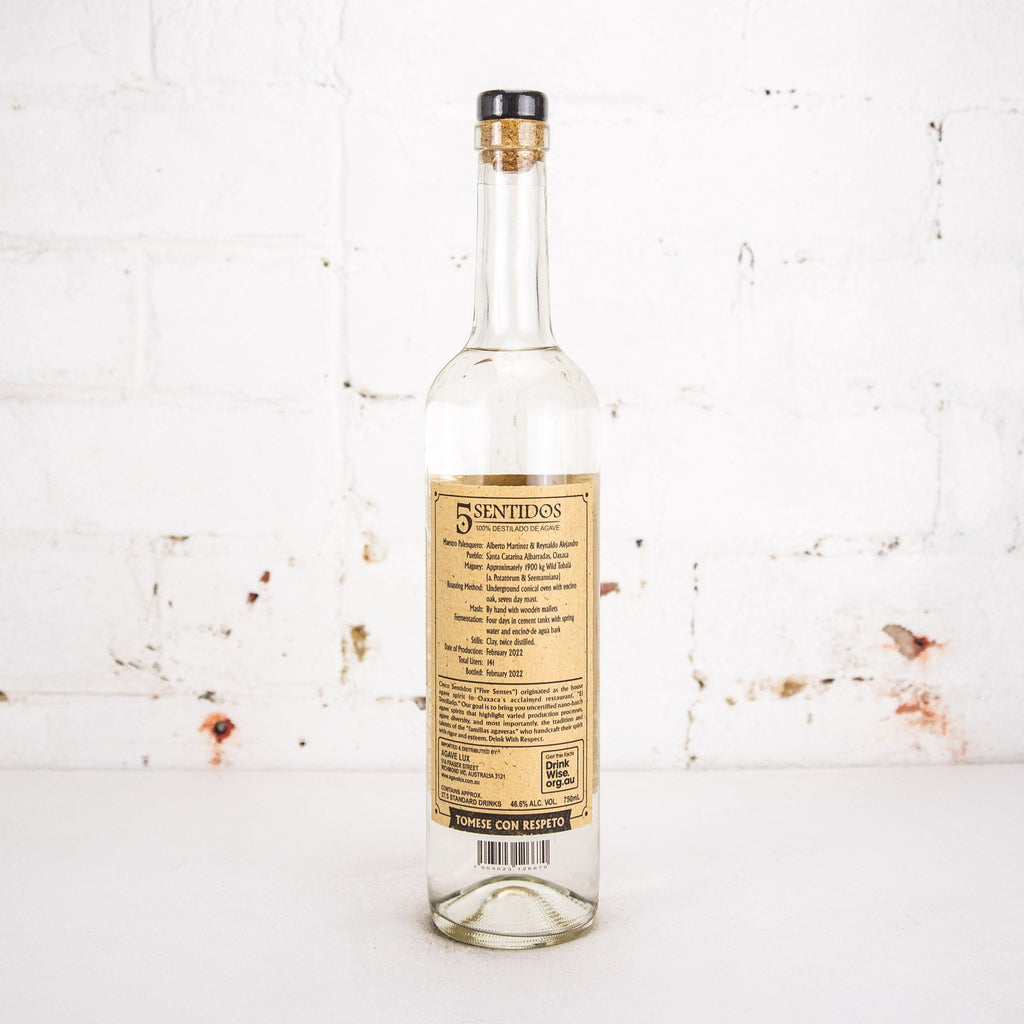5 Sentidos - Tobalá by Alberto Martinez 750ml