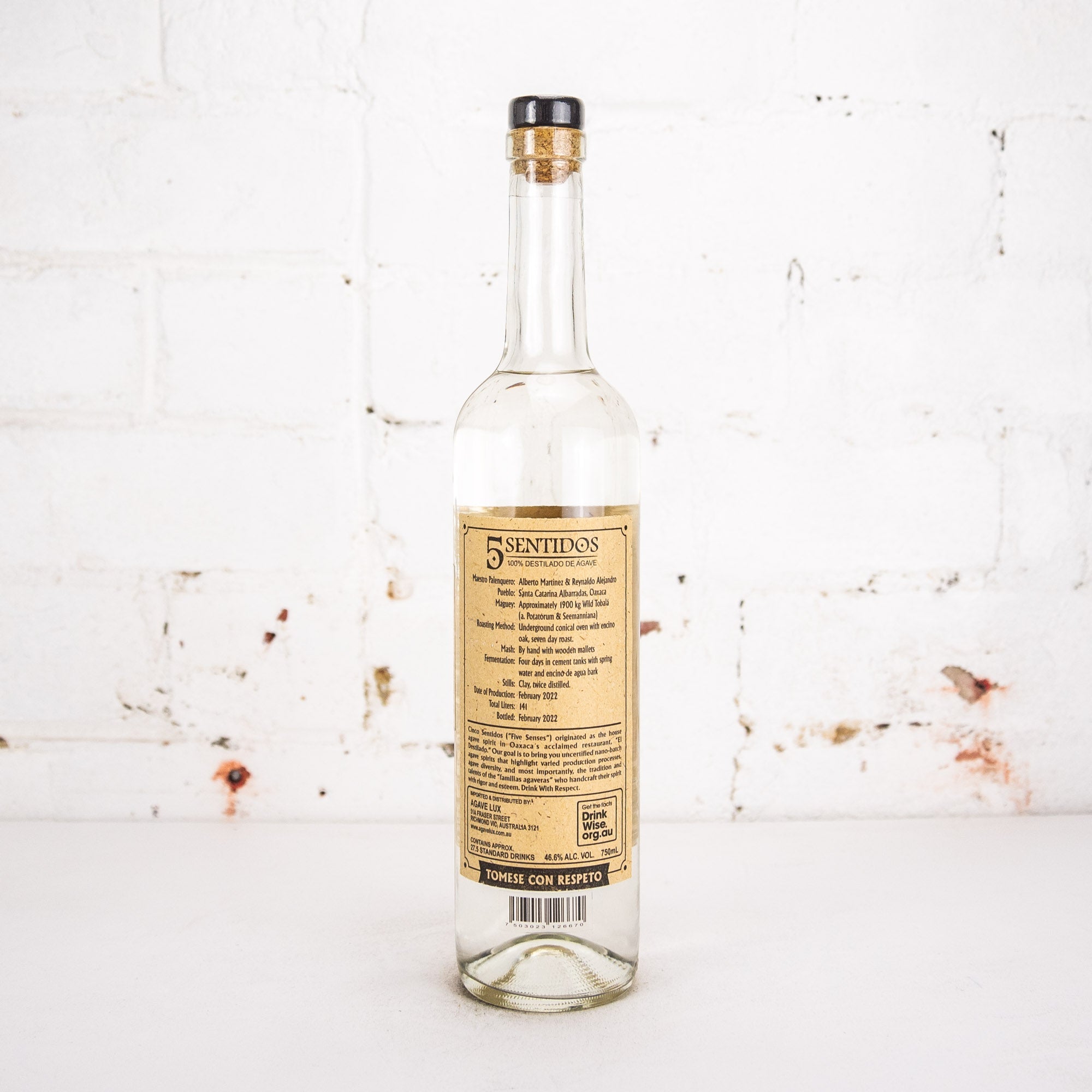 5 Sentidos - Tobalá by Alberto Martinez 750ml