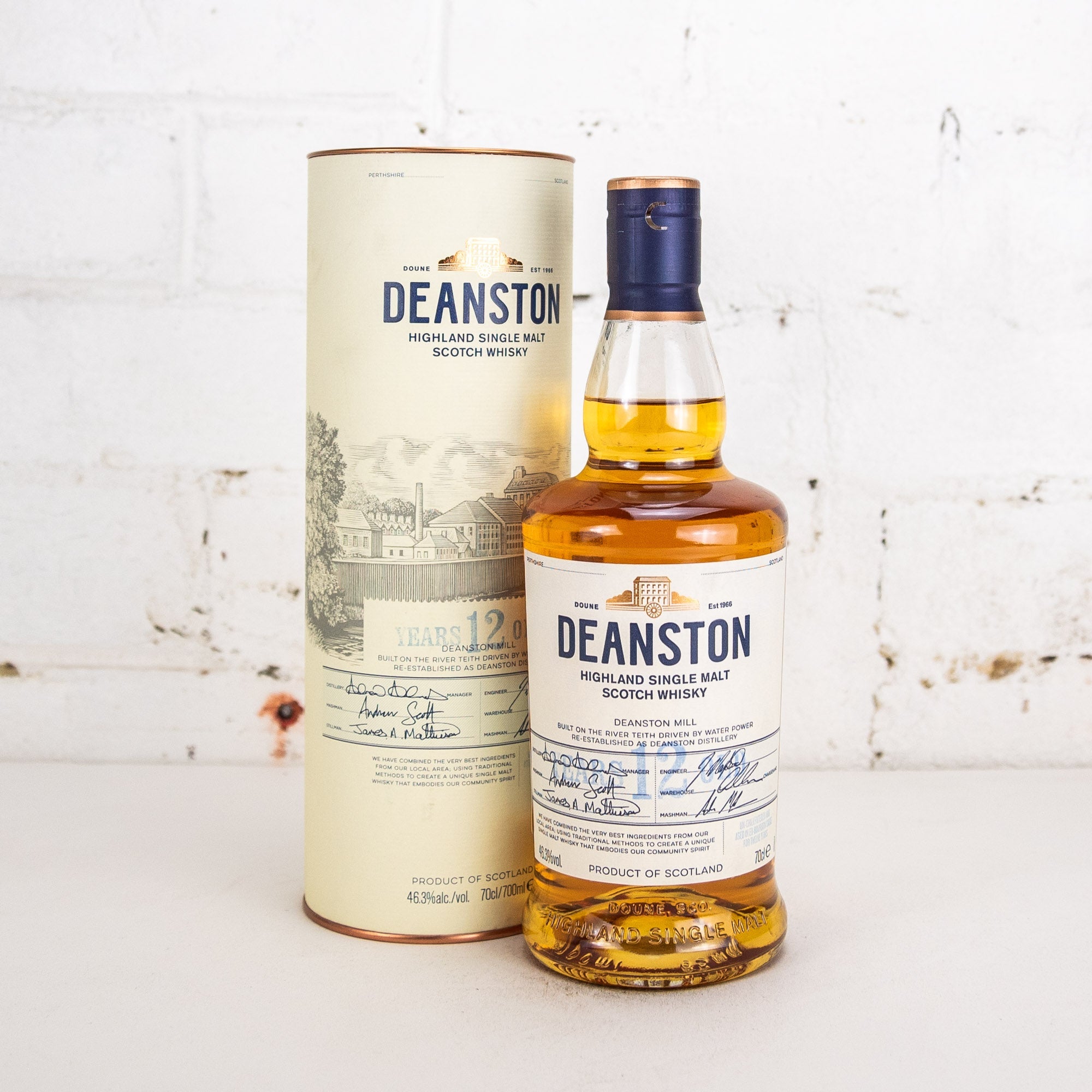 Deanston - 12YO Single Malt Whisky 700ml