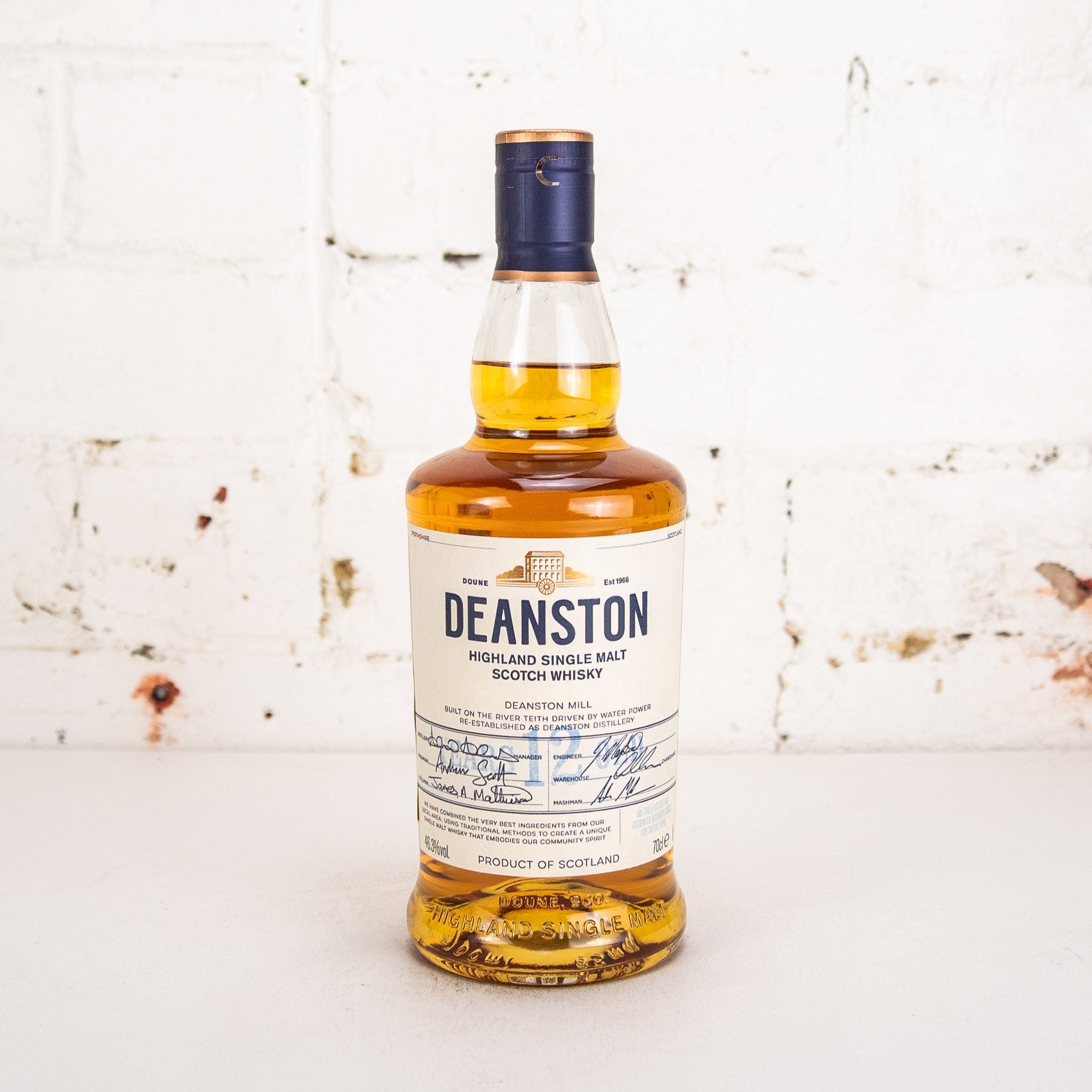 Deanston - 12YO Single Malt Whisky 700ml