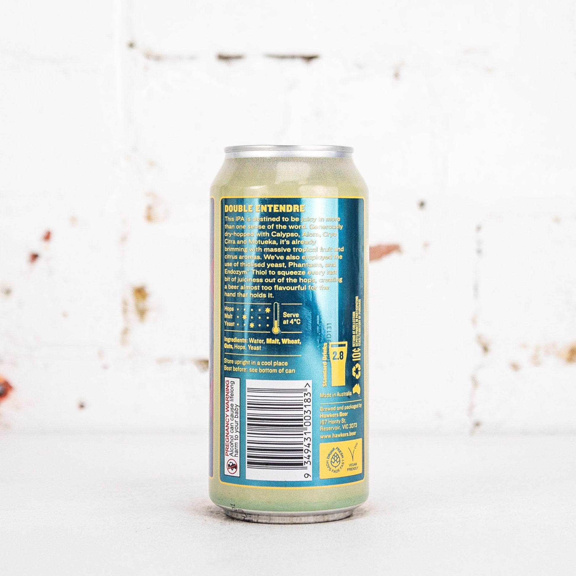 Hawkers - Double Entendre Double Juicy IPA