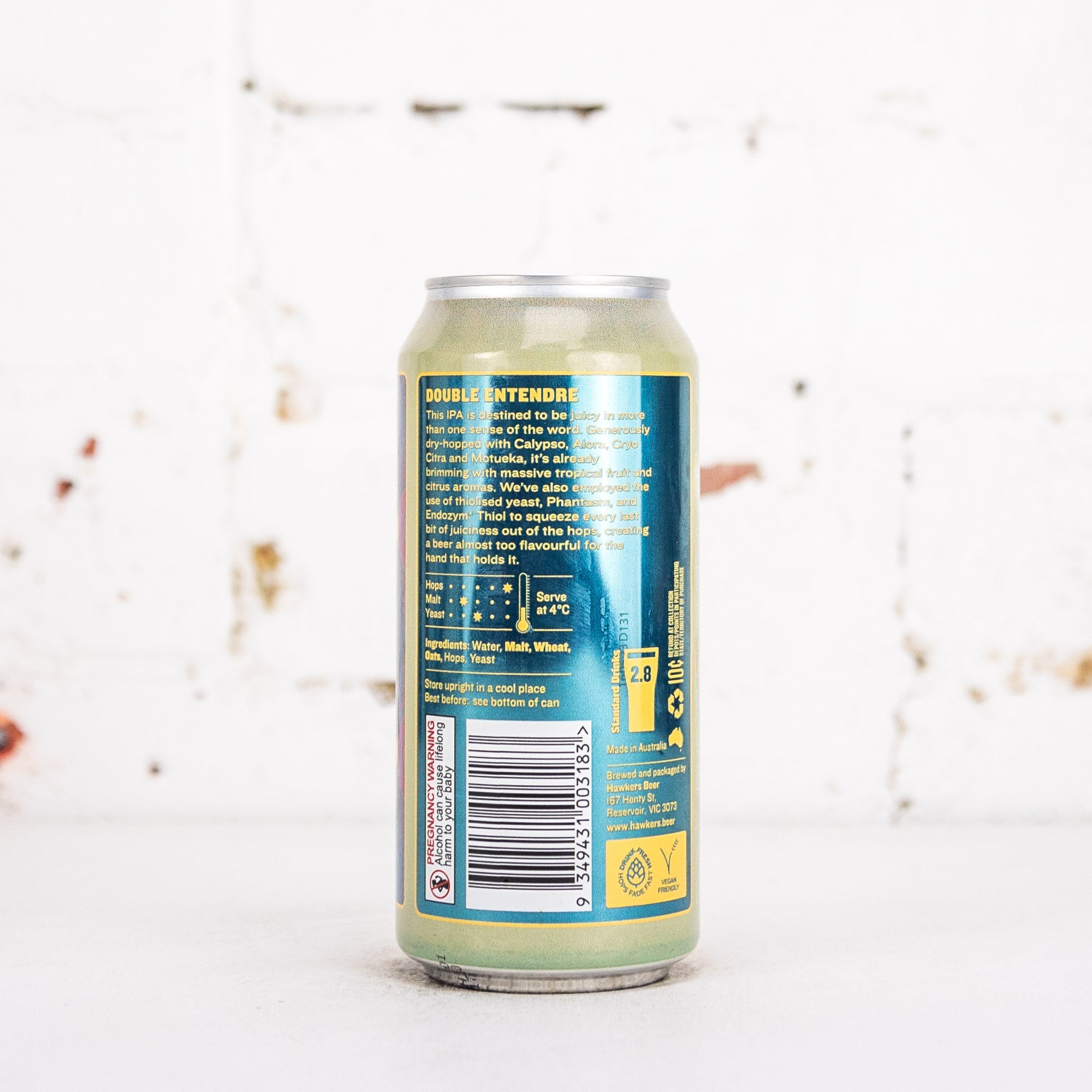 Hawkers - Double Entendre Double Juicy IPA