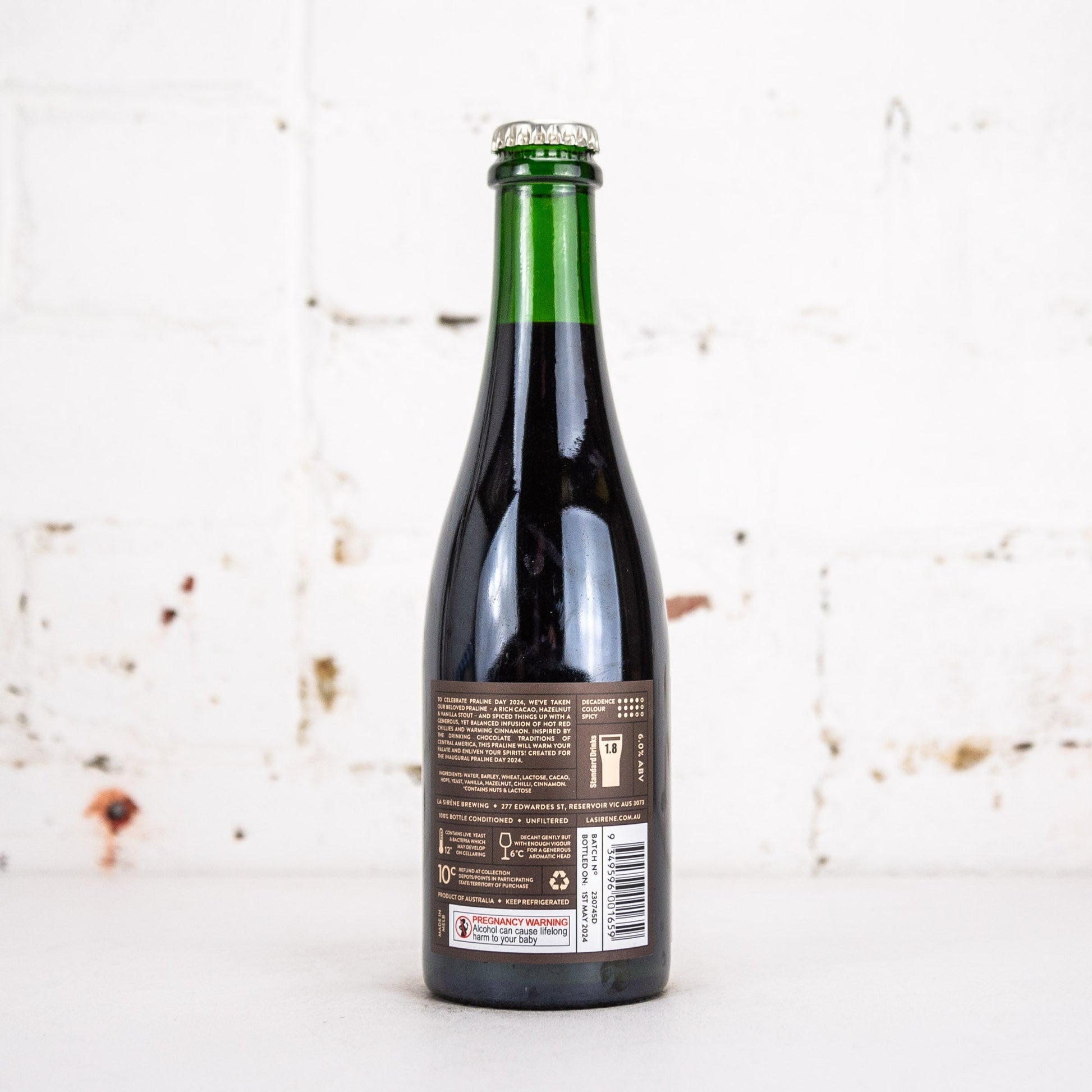La Sirene - Praline Chilli & Cinnamon Stout 375ml