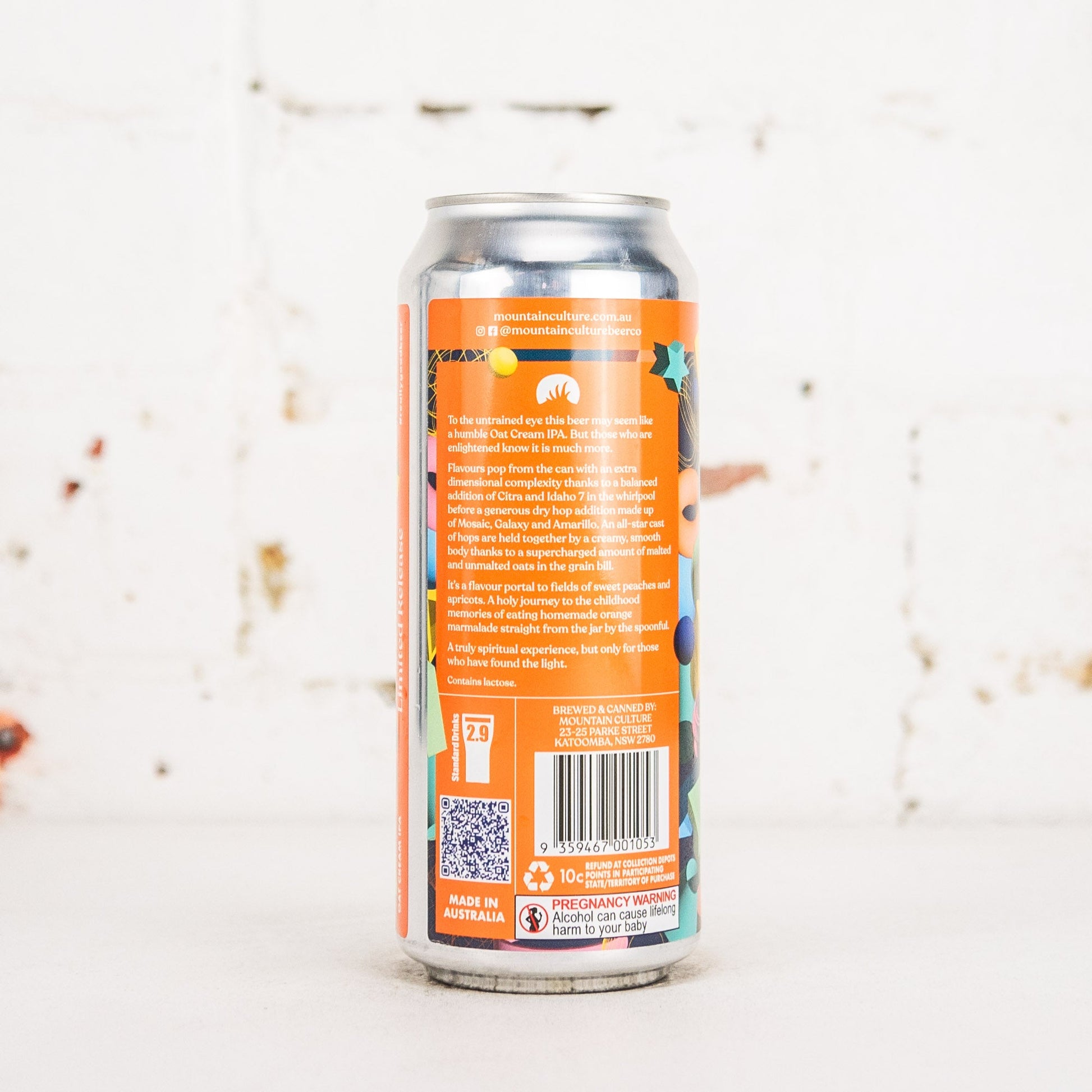 Mountain Culture - 3D Terms Oat Cream IPA