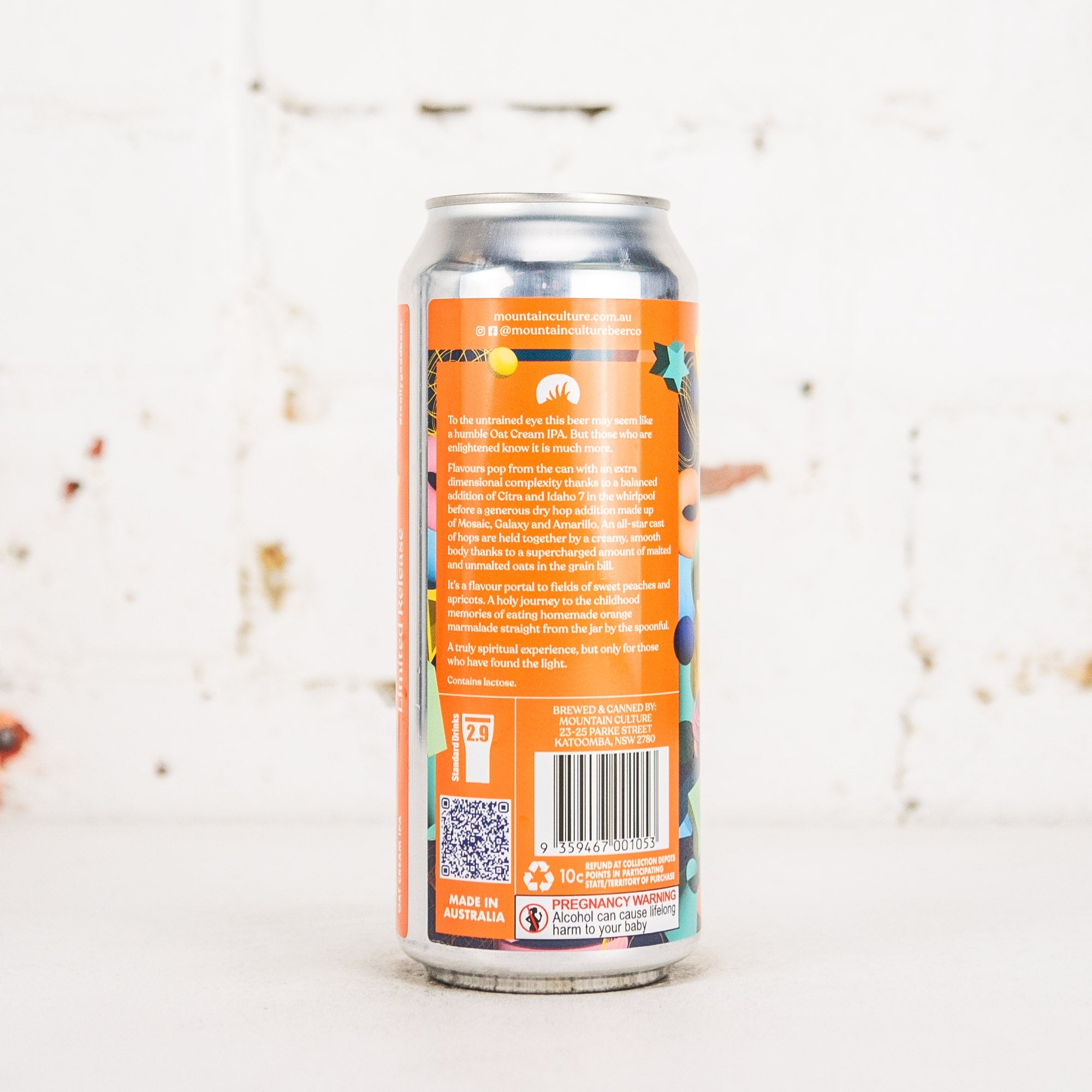Mountain Culture - 3D Terms Oat Cream IPA
