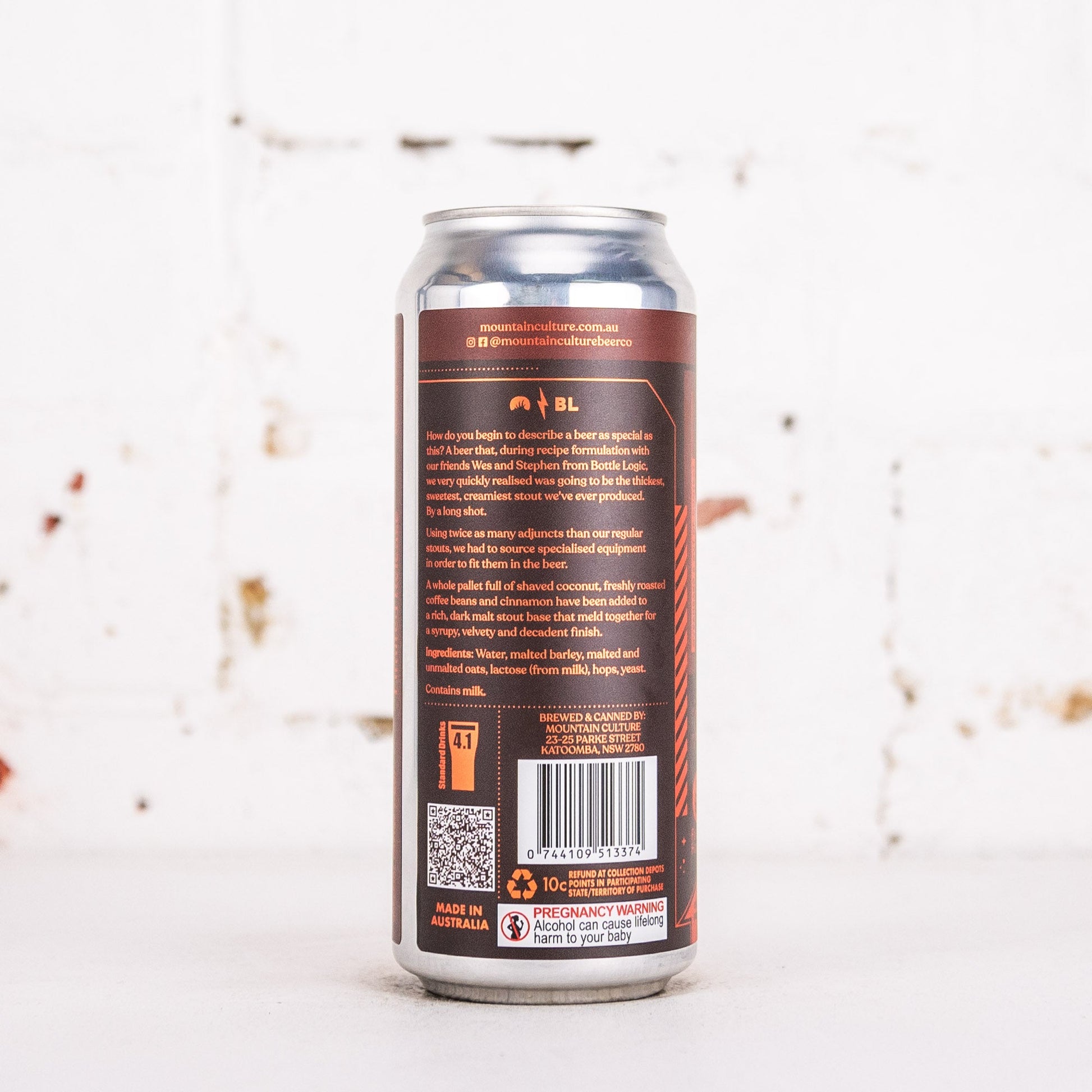 Mountain Culture x Bottle Logic x Carwyn Cellars x Forward Hops 'Imperial Logic Vol 1 2024' Imperial  Pastry Stout