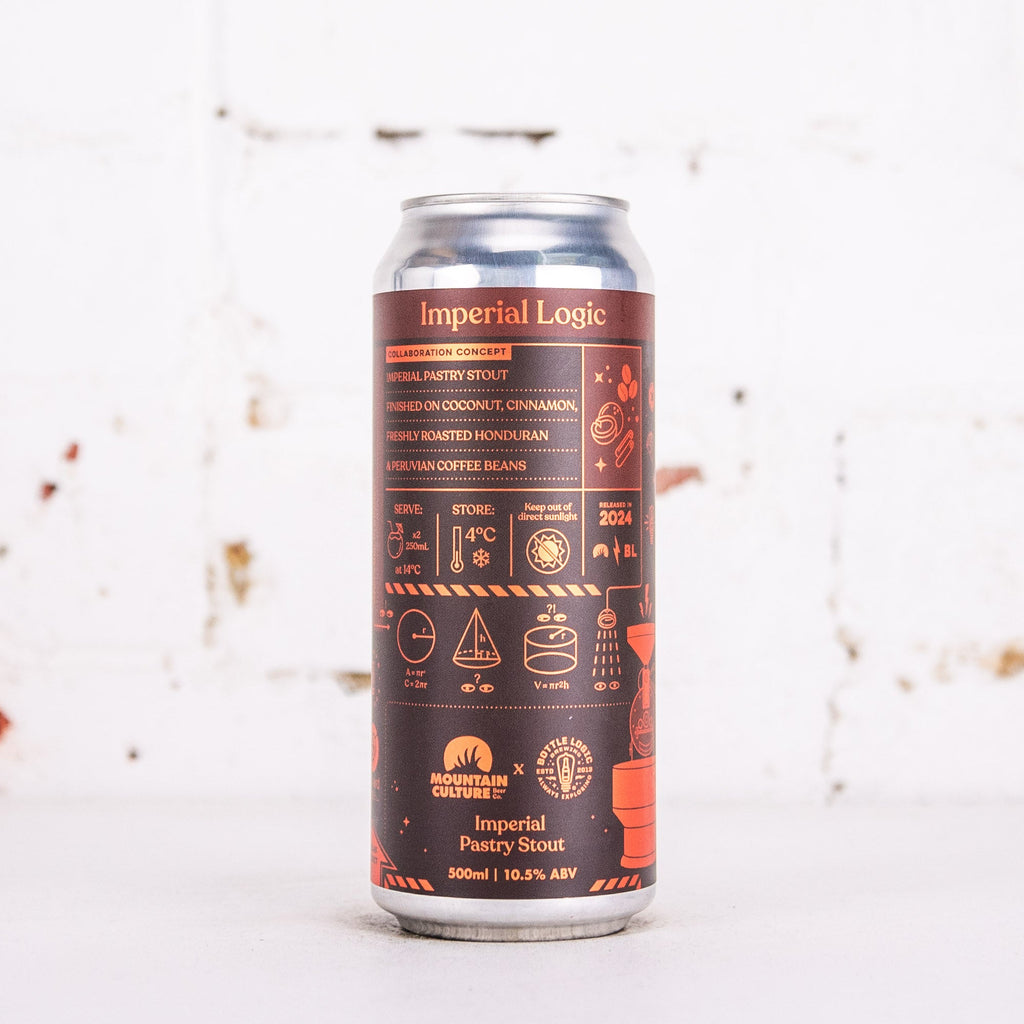 Mountain Culture x Bottle Logic x Carwyn Cellars x Forward Hops 'Imperial Logic Vol 1 2024' Imperial  Pastry Stout