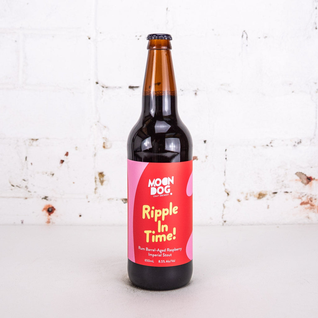 Moon Dog - Ripple in Time! Rum BA Raspberry Imperial Stout 650ml