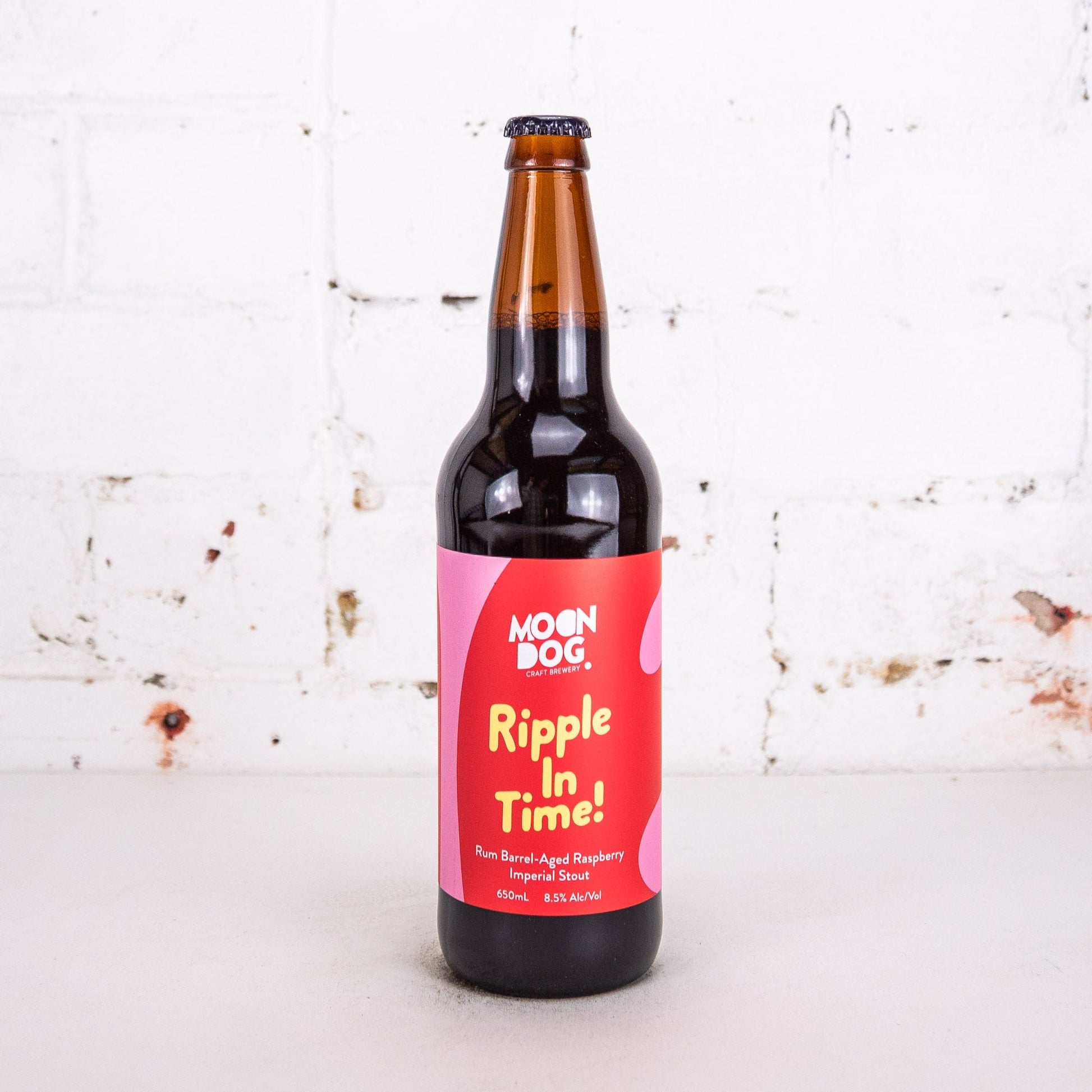 Moon Dog - Ripple in Time! Rum BA Raspberry Imperial Stout 650ml