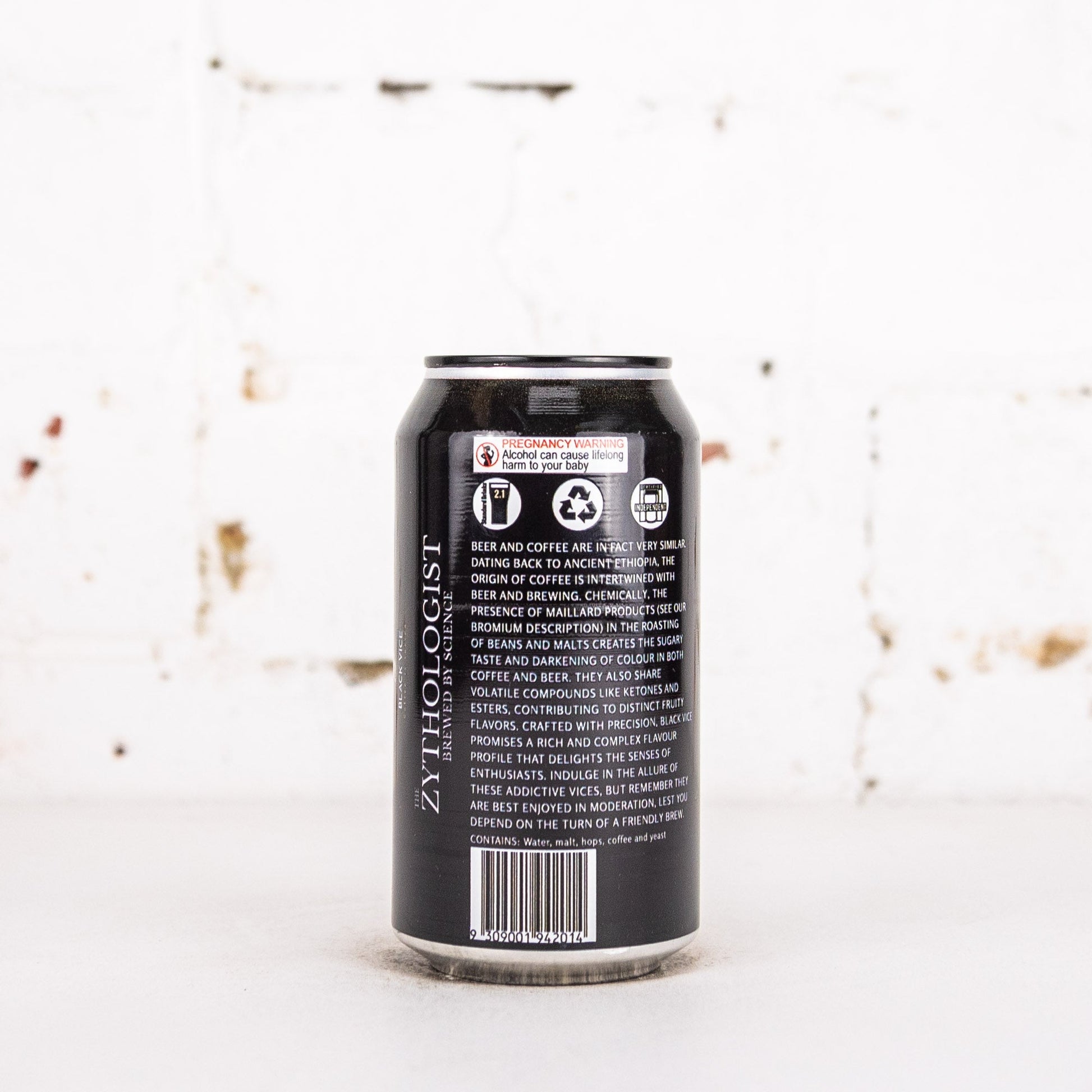 The Zythologist - Black Vice Black IPA