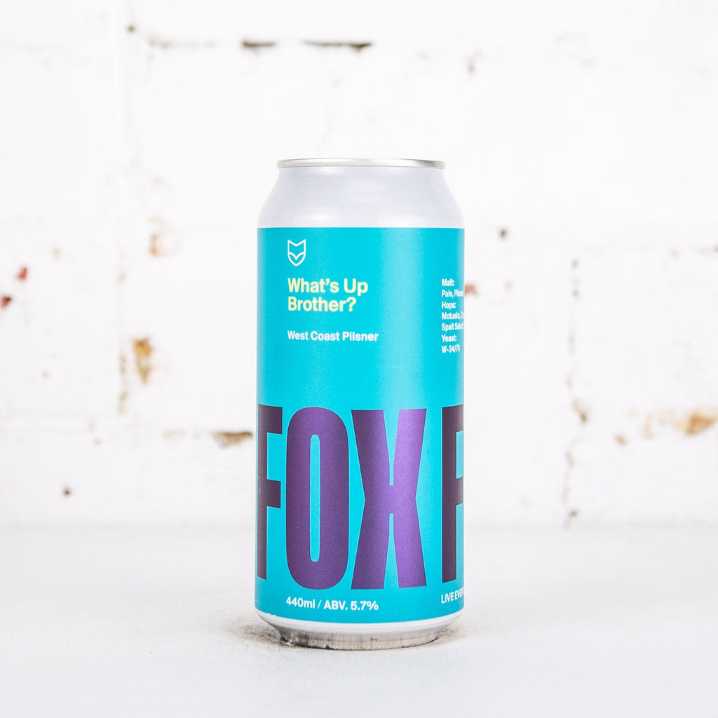 Fox Friday - What's Up Brother? West Coast Pilsner