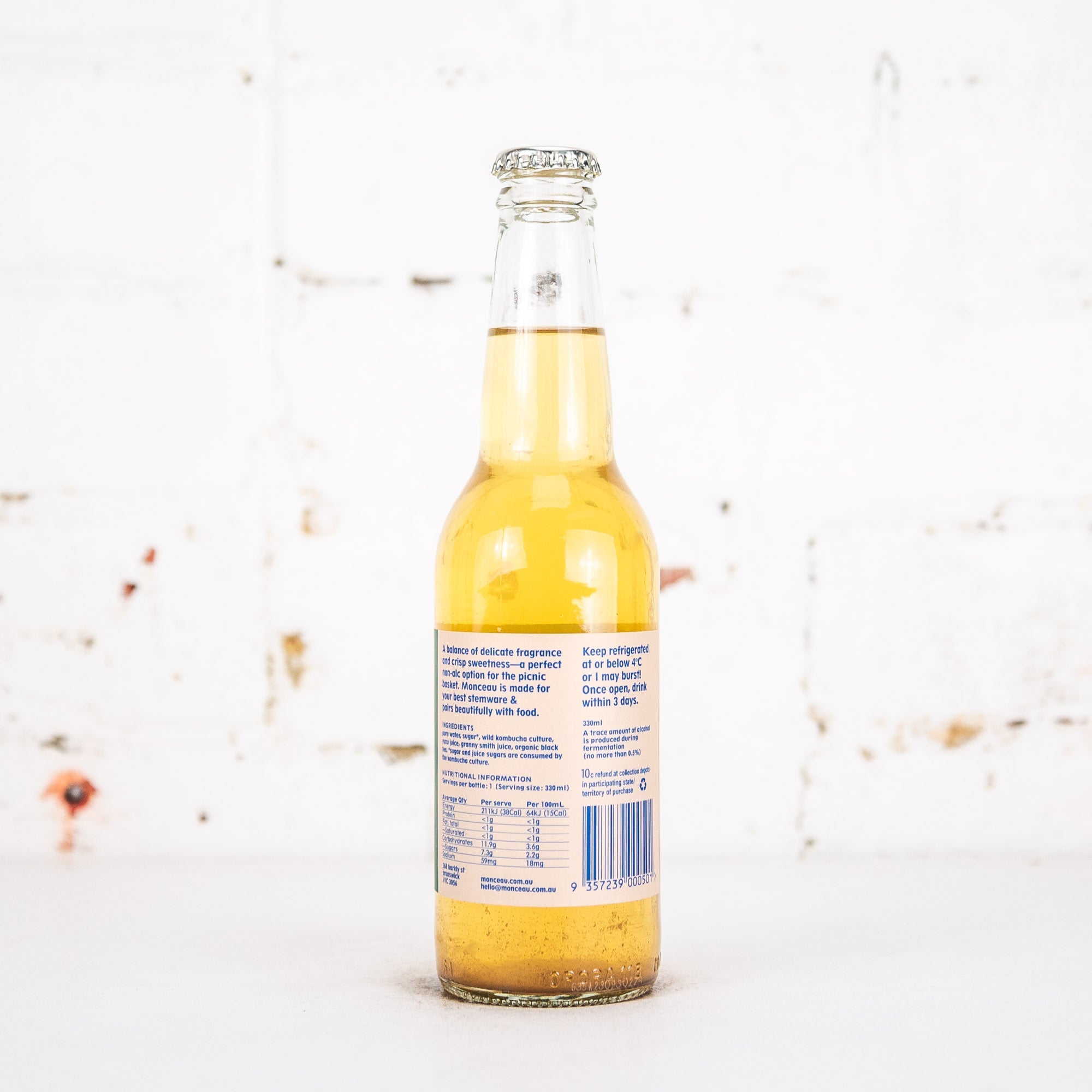 Monceau Co. - Pet Nat Kombucha Yuzu 330ml
