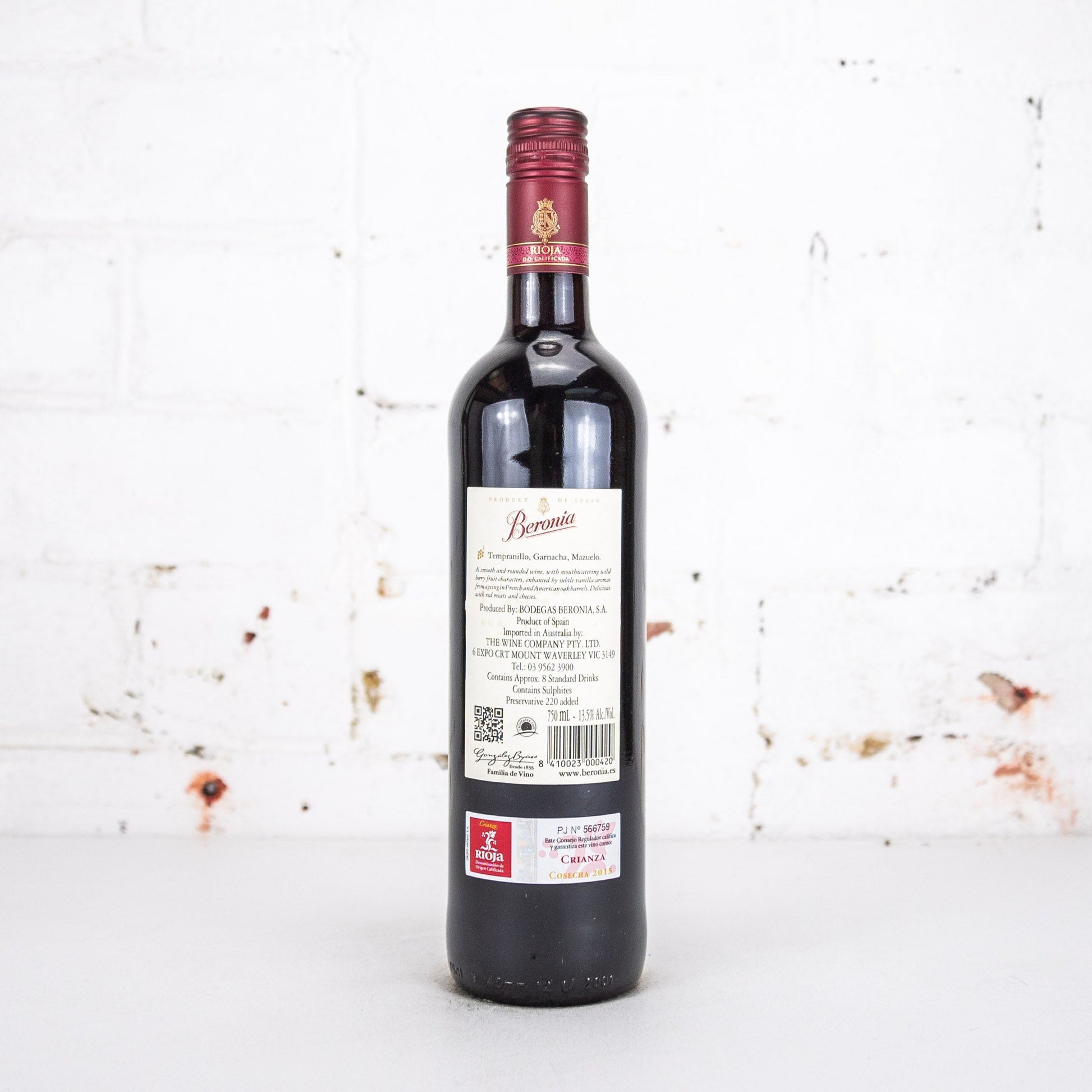 Beronia - Red Crianza 750ml