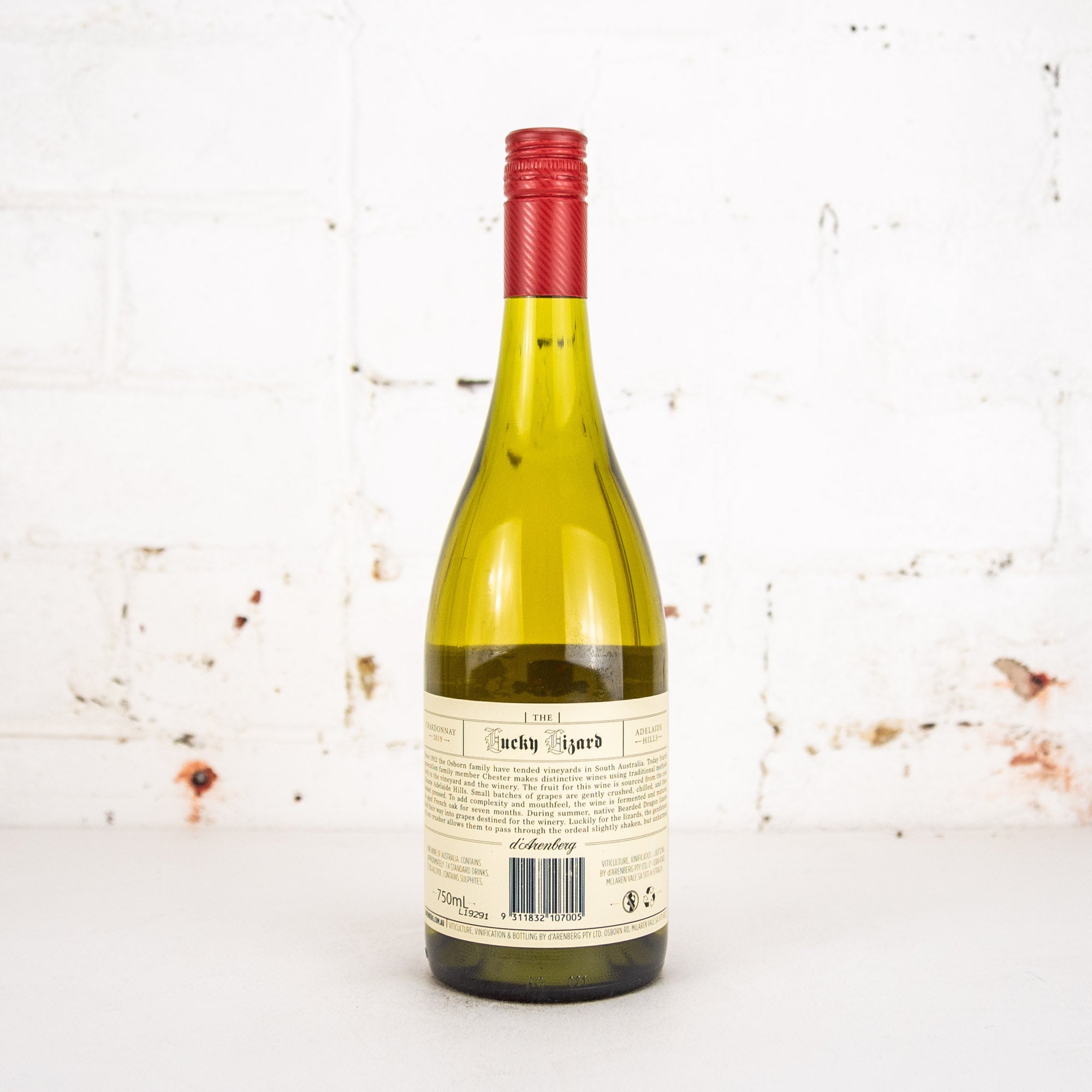 d'Arenberg - Lucky Lizard Chardonnay 2019 750ml