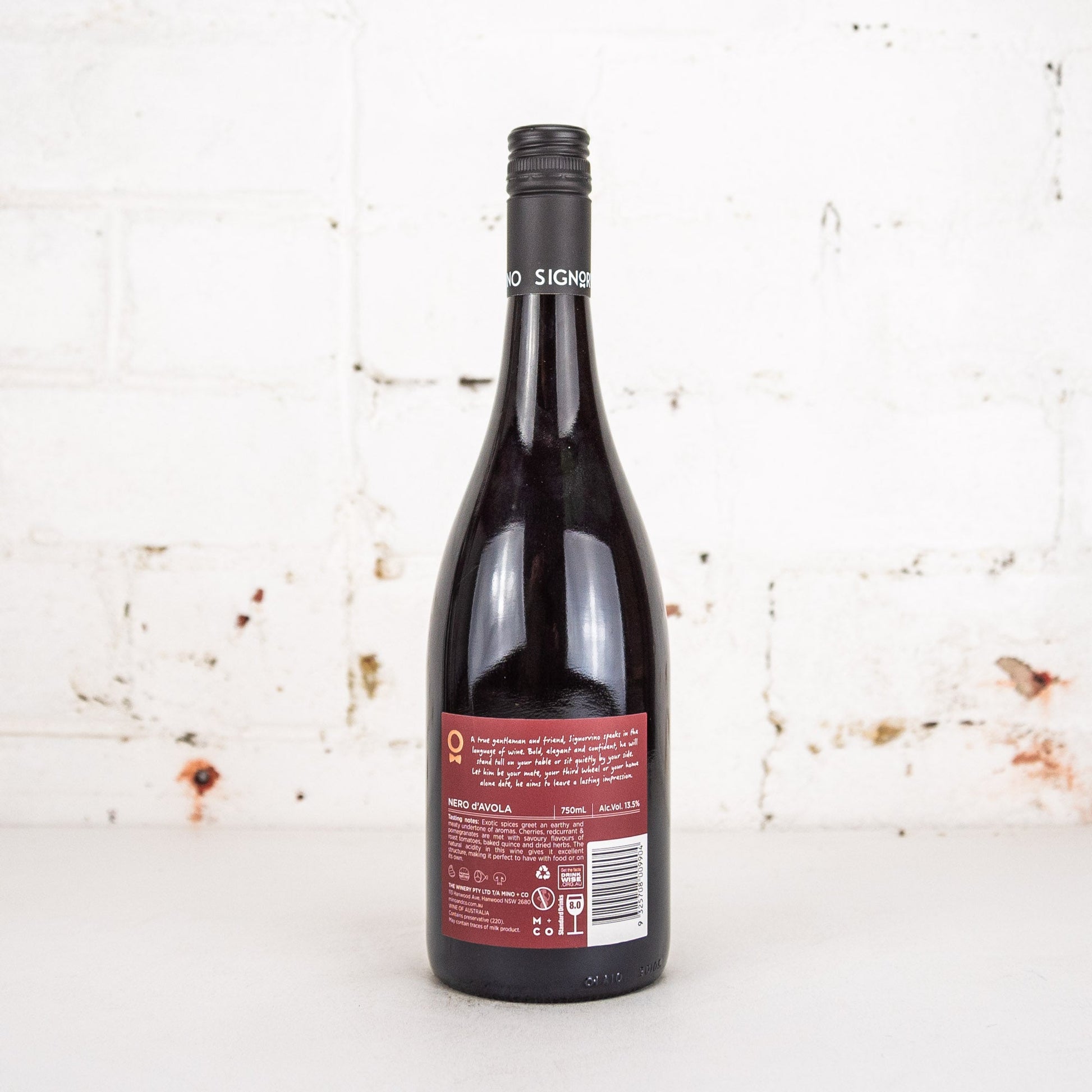 Mino & Co - Signor Vino Nero d'Avola 750ml