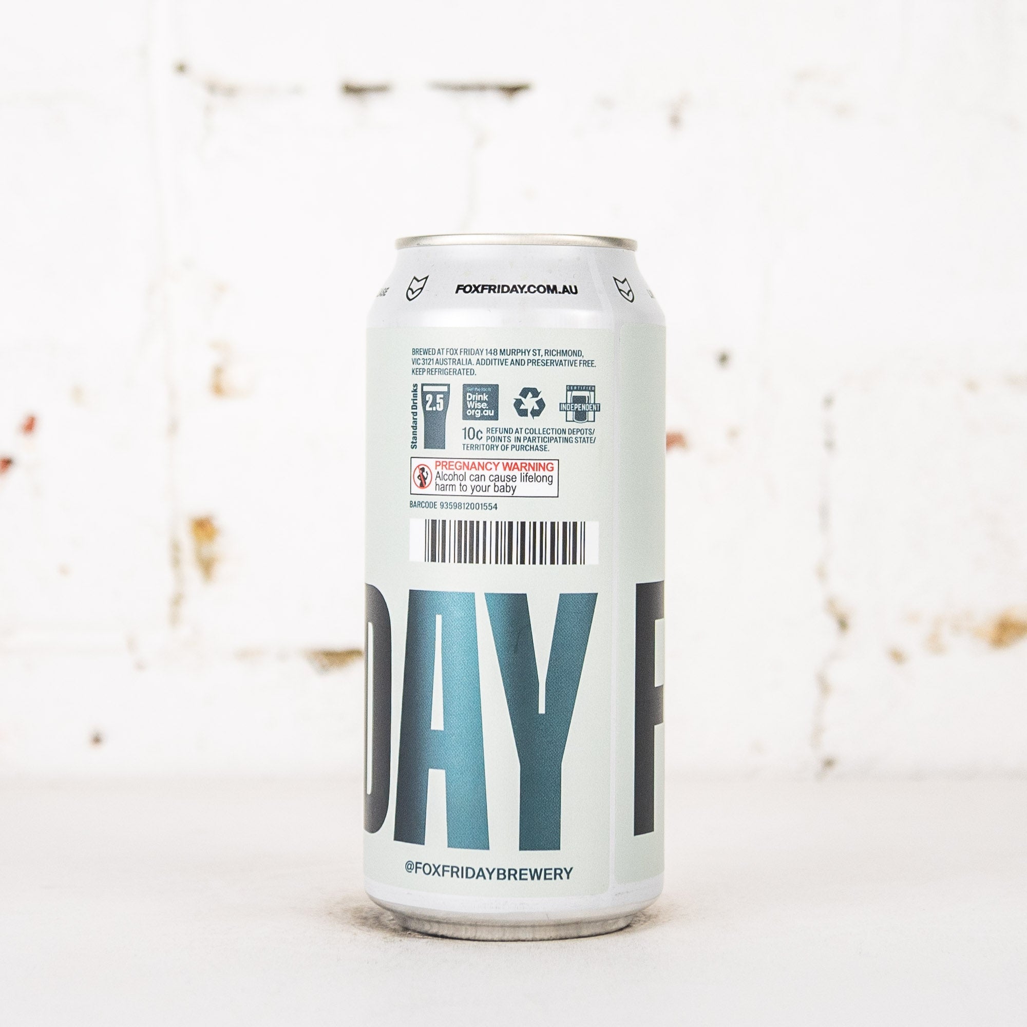 Fox Friday x Shapeshifter 'The Weight Of Resin' West Coast IPA