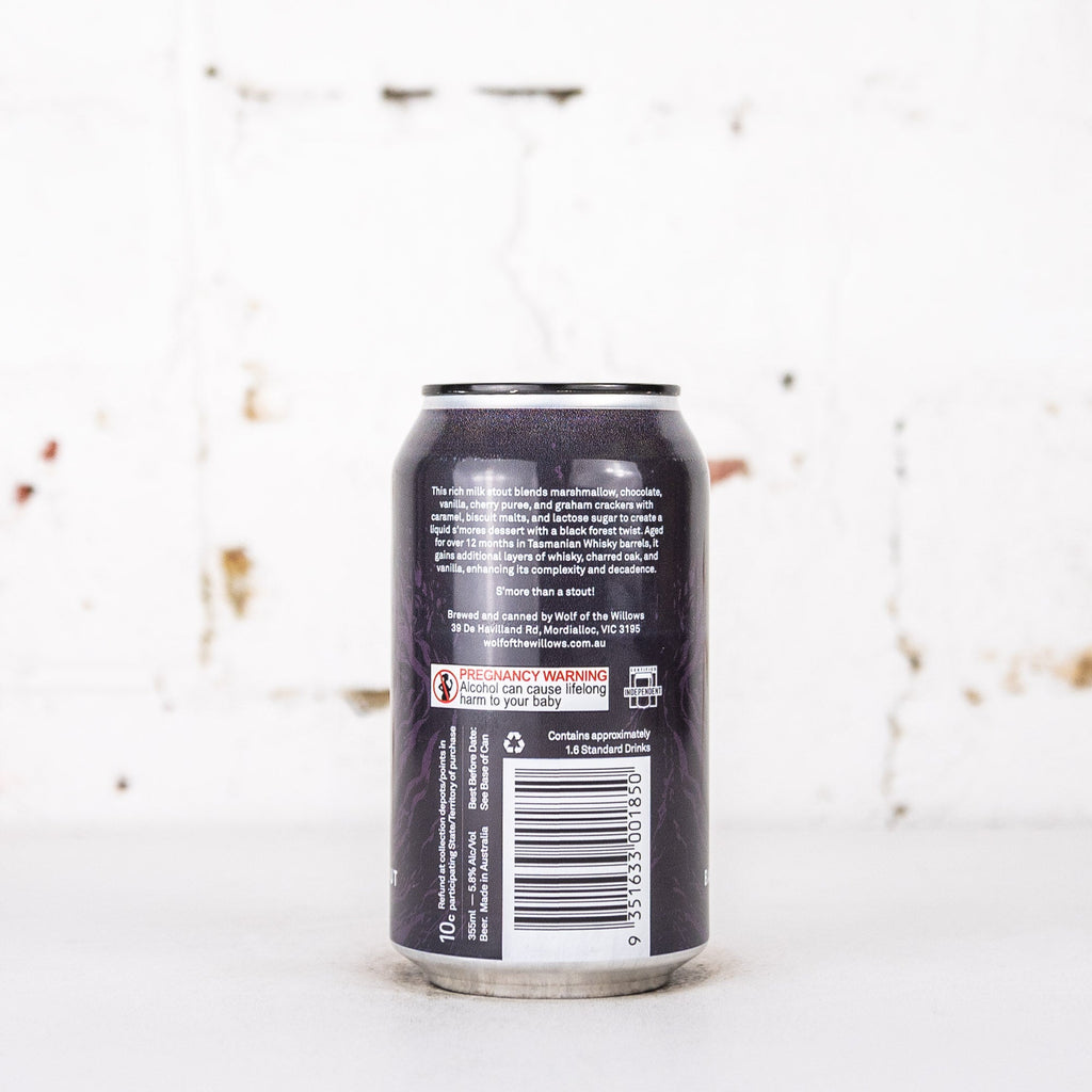 Wolf of the Willows - Black Forest S'Mores Man BA Milk Stout