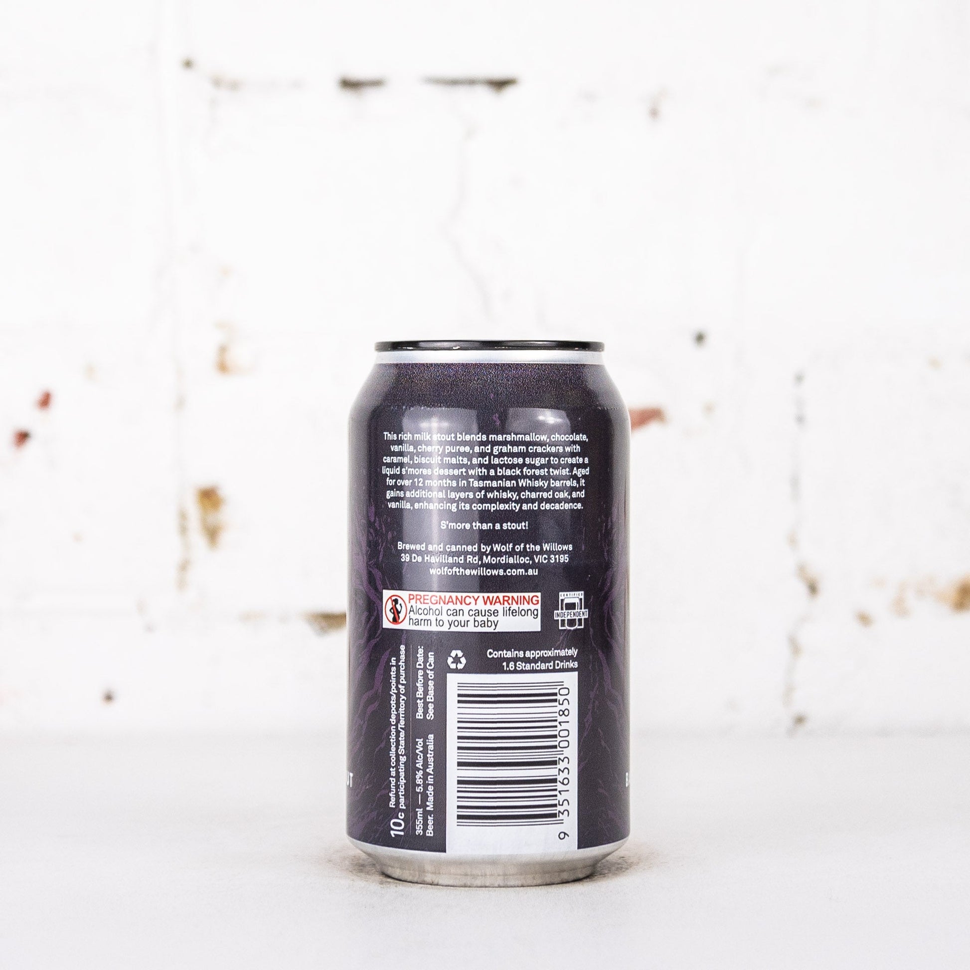 Wolf of the Willows - Black Forest S'Mores Man BA Milk Stout