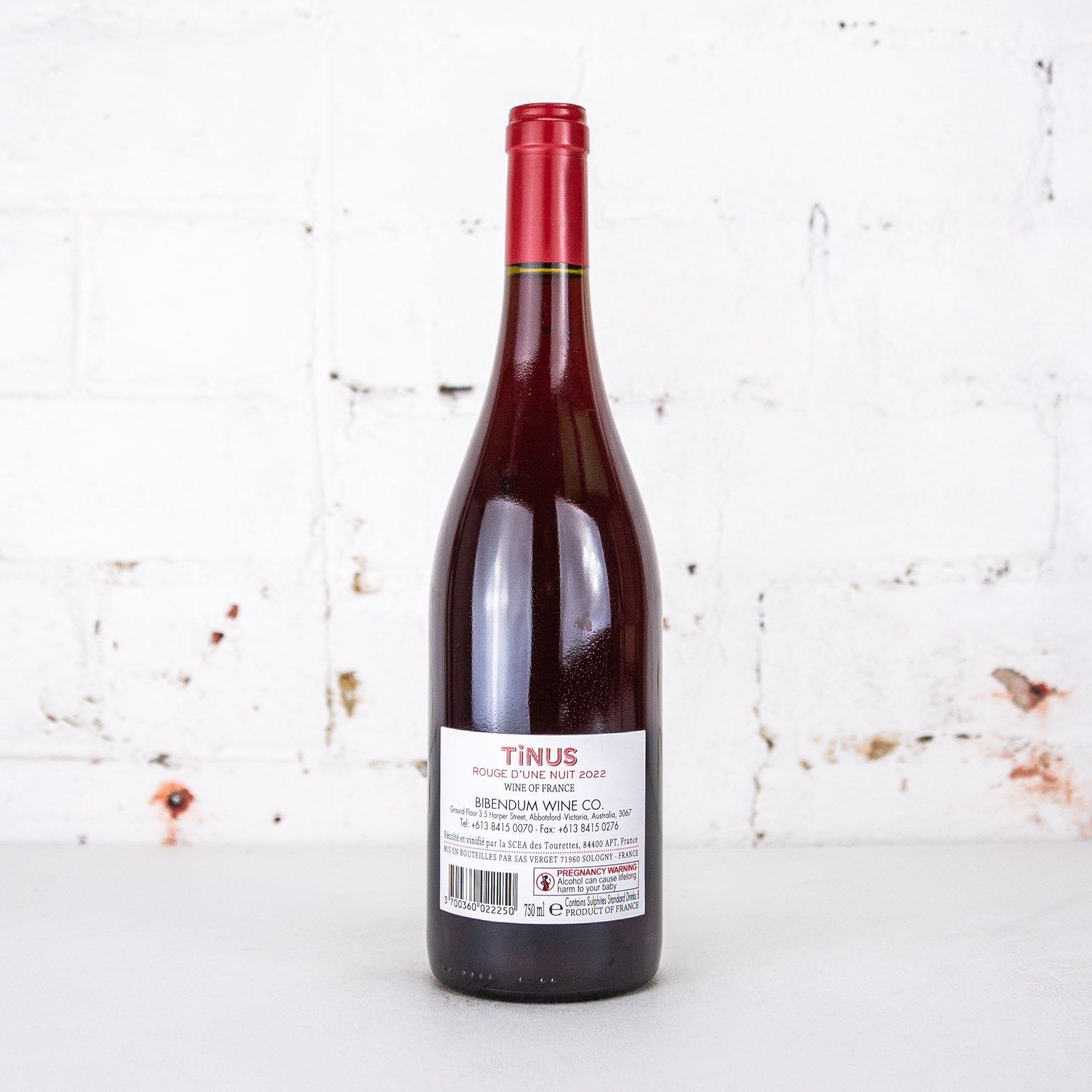 Chateau des Tourettes - Vin de France Tinus Rouge d'une Nuit 2022 750ml