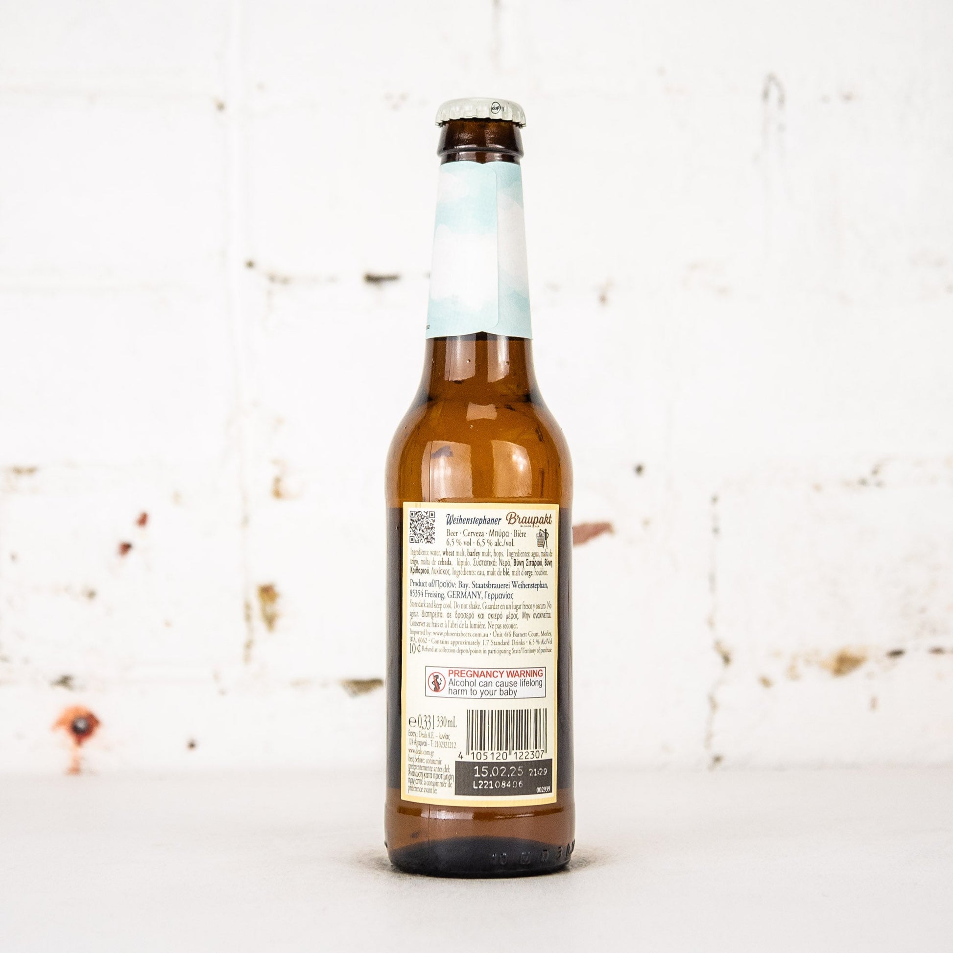 Weihenstephan x St Bernardus 'Braupakt' Blonde Ale 330ml