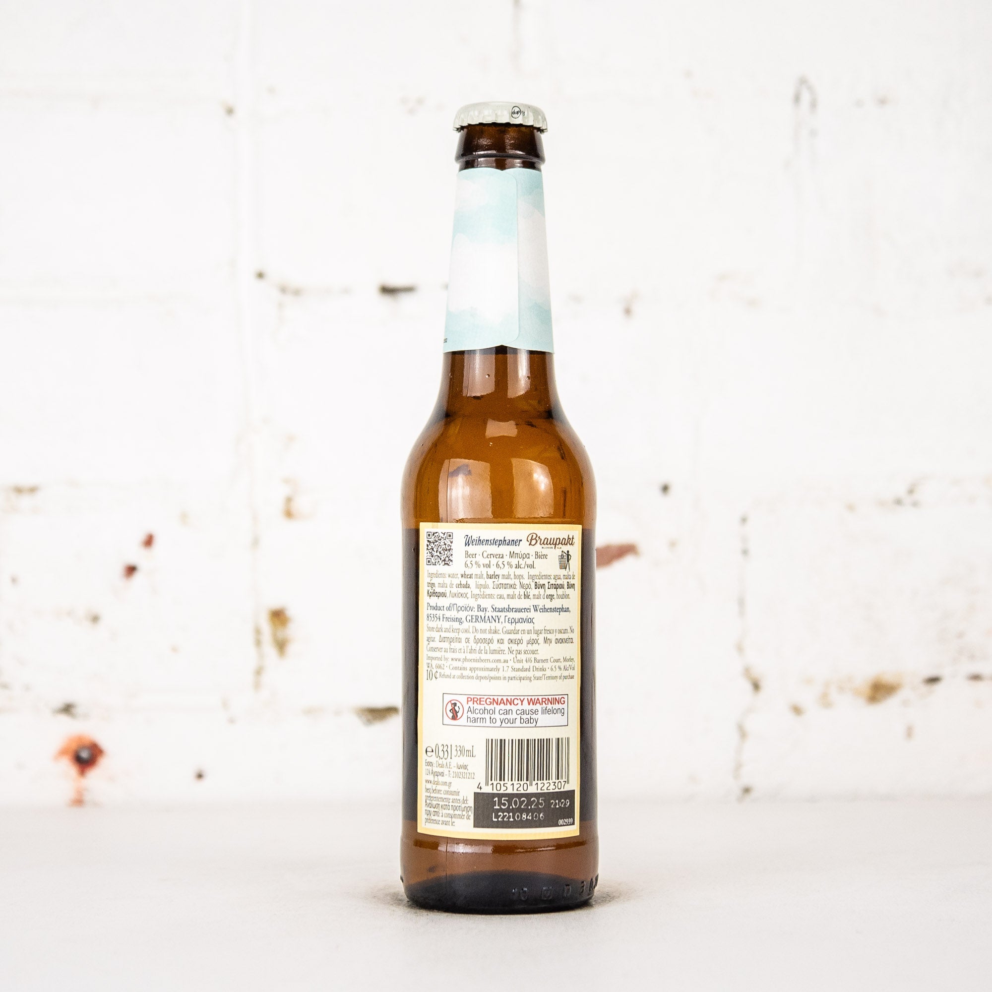 Weihenstephan x St Bernardus 'Braupakt' Blonde Ale 330ml