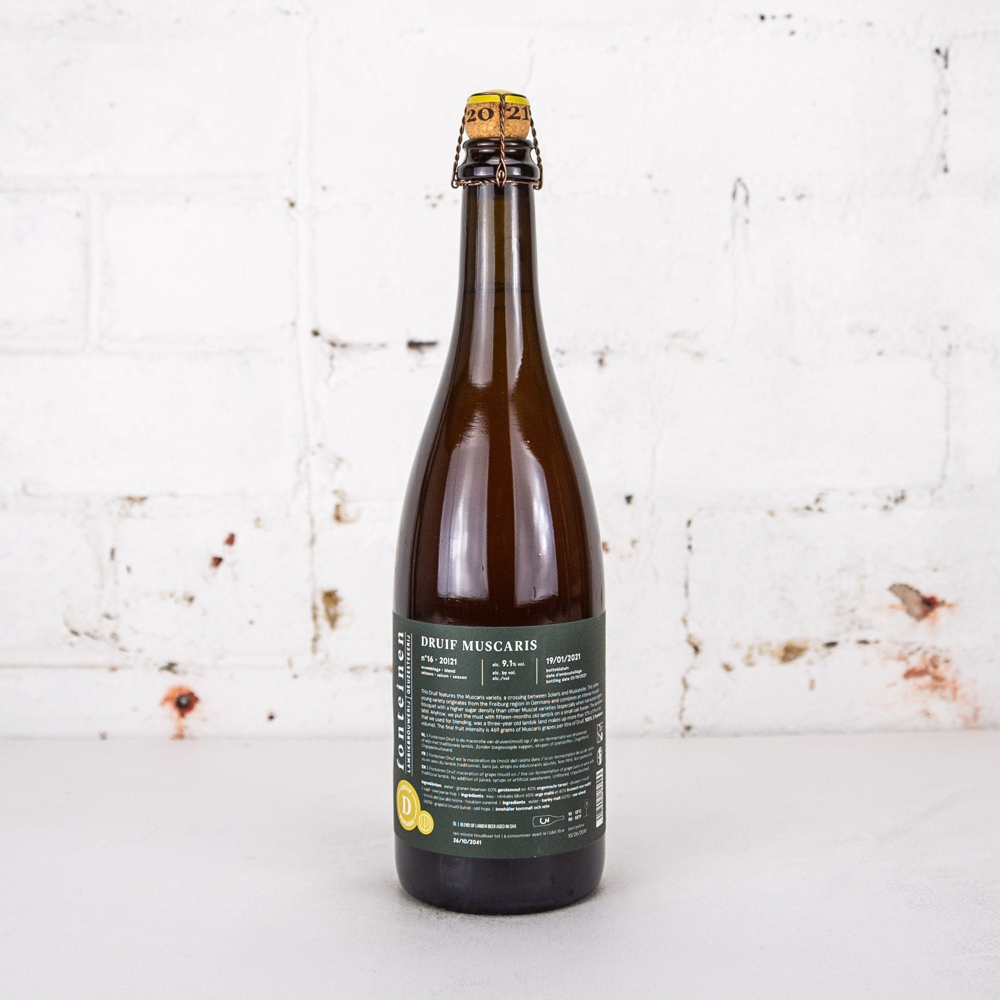 3 Fonteinen - Druif Muscaris 20/21 No16 750ml