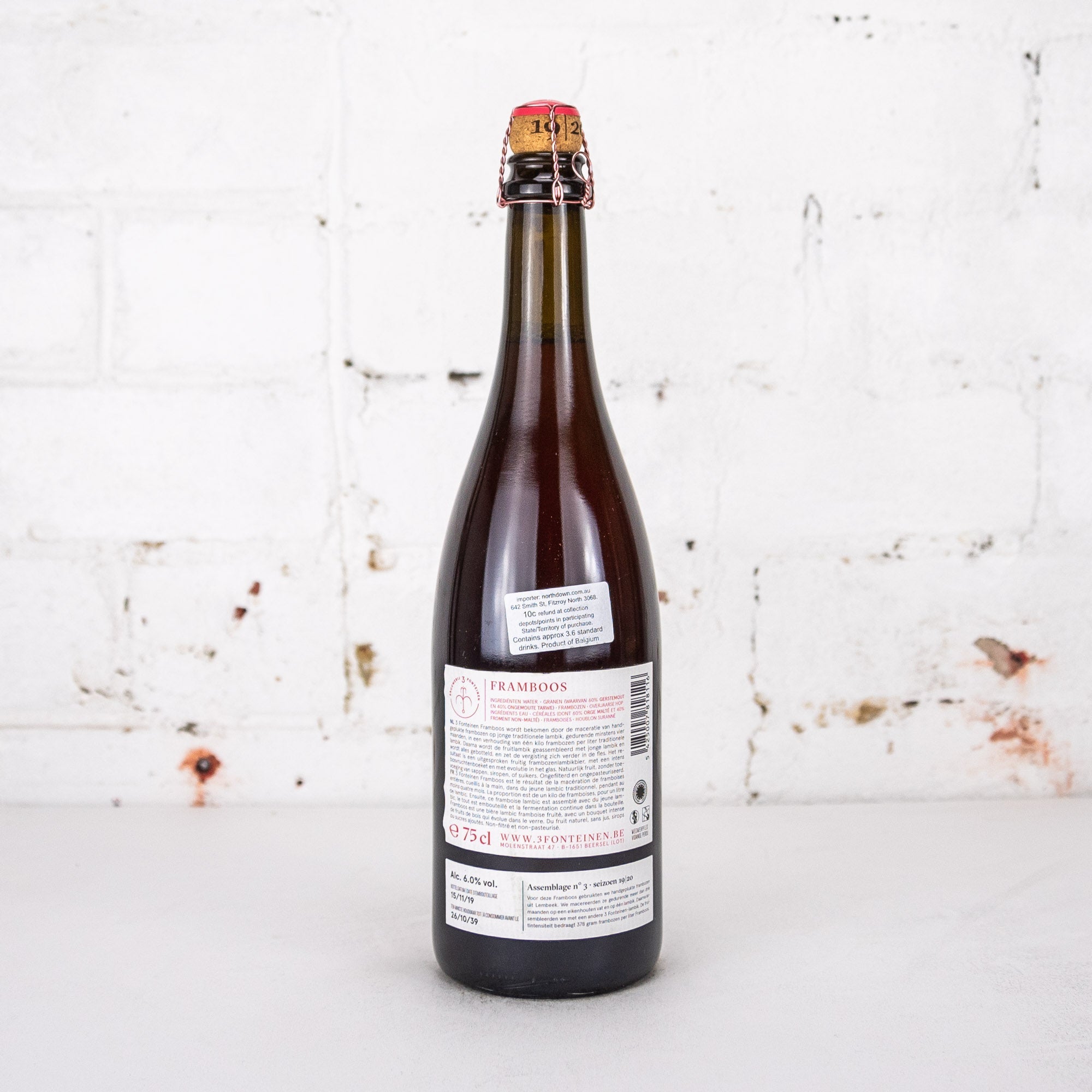 3 Fonteinen - Framboos Oogst 19/20 No3 750ml